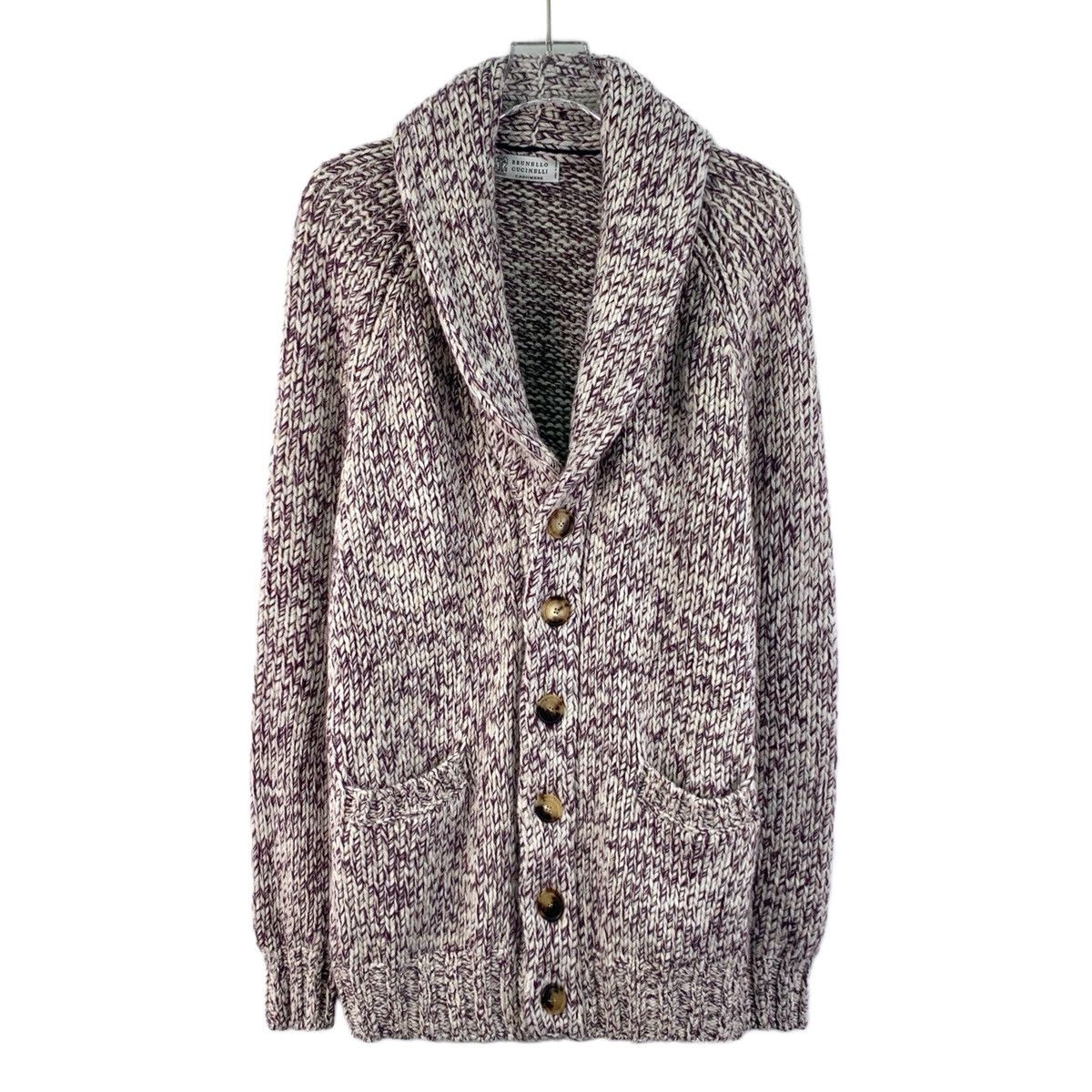 Brunello Cucinelli Brunello Cucinelli Wool Cashmere Blend Knit Cardigan K26WX Size US M / EU 48-50 / 2 - 1 Thumbnail