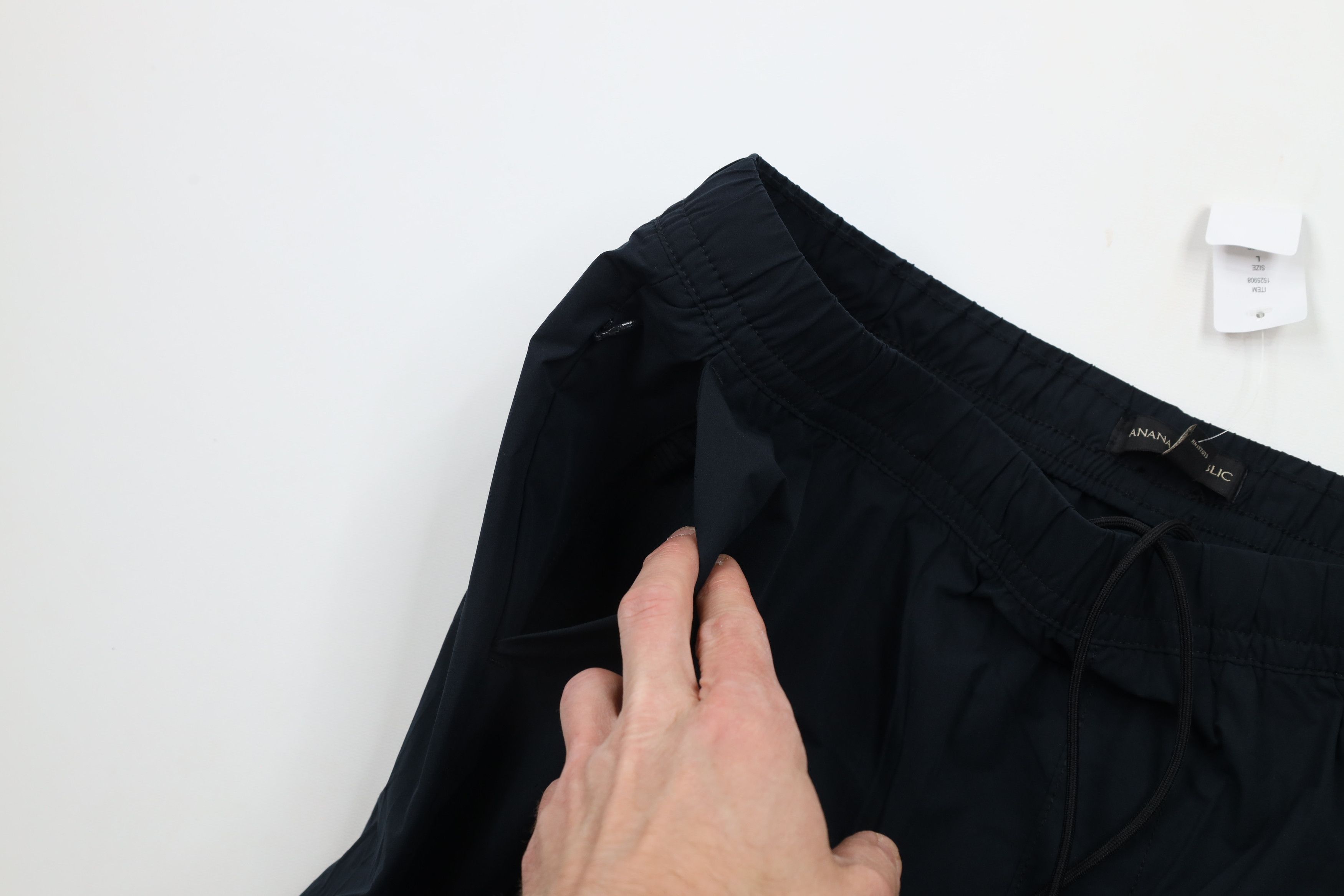 Banana Republic × Vintage New Banana Republic Tech Cuffed Joggers Jogger Pants Black Size US 36 / EU 52 - 5 Thumbnail
