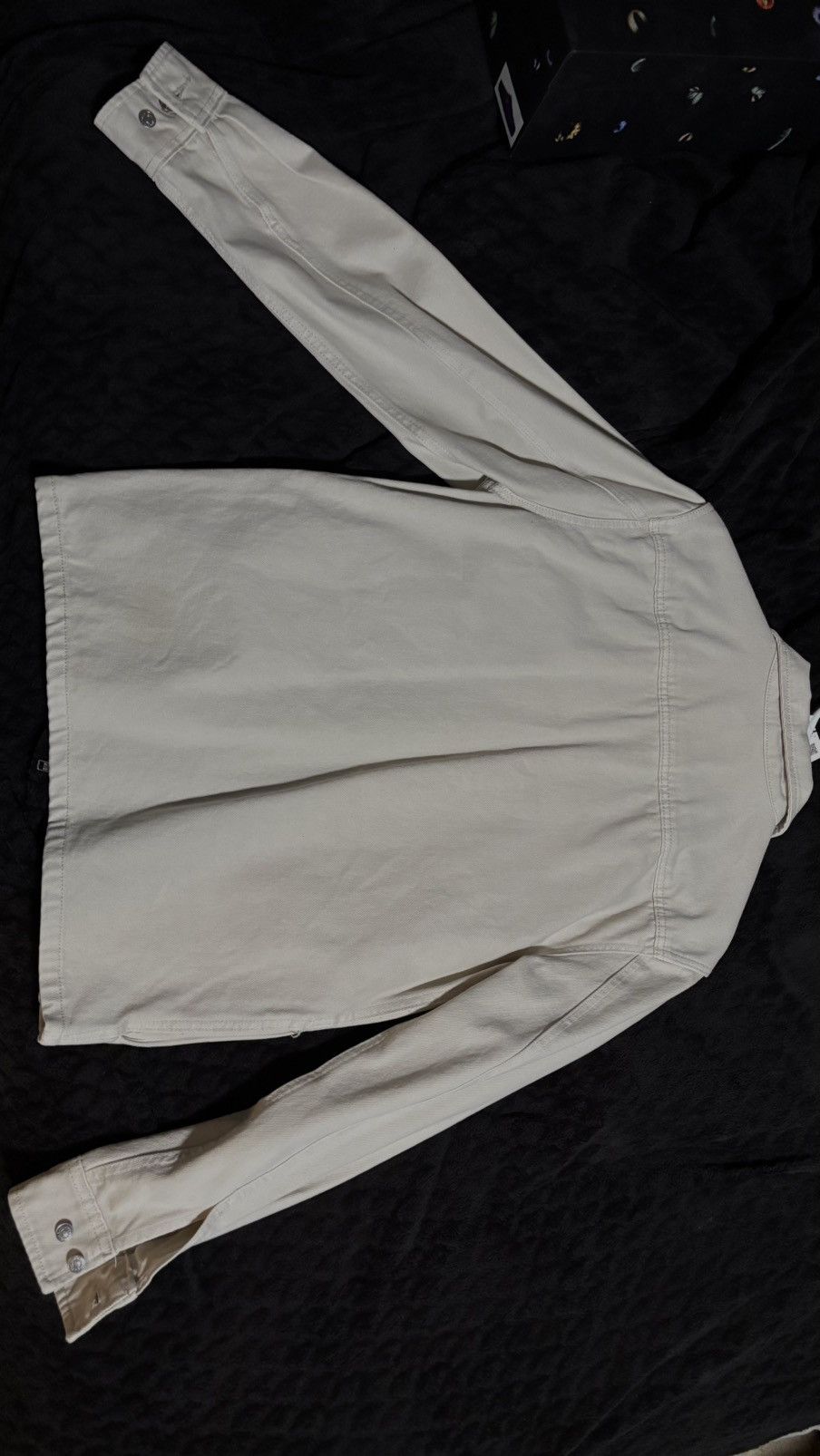 Zara Zara tan/beige denim jacket Size US M / EU 48-50 / 2 - 3 Thumbnail