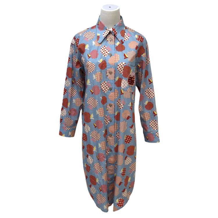 Gucci Gucci Apple Heart Print Button Up Shirt IT 40 Size S / US 4 / IT 40 - 1 Thumbnail