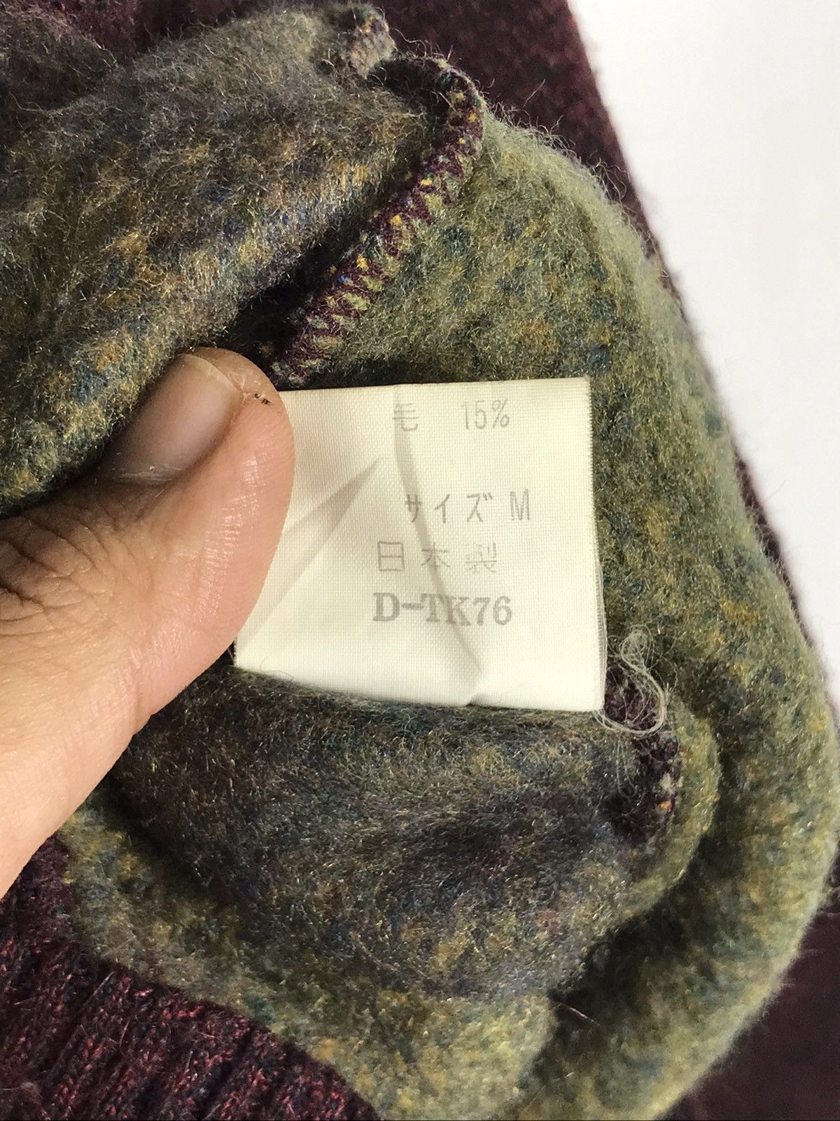 Japanese Brand ⚡️Vintage Rinald Argyle Embroidered Sweatshirt Size US M / EU 48-50 / 2 - 10 Thumbnail