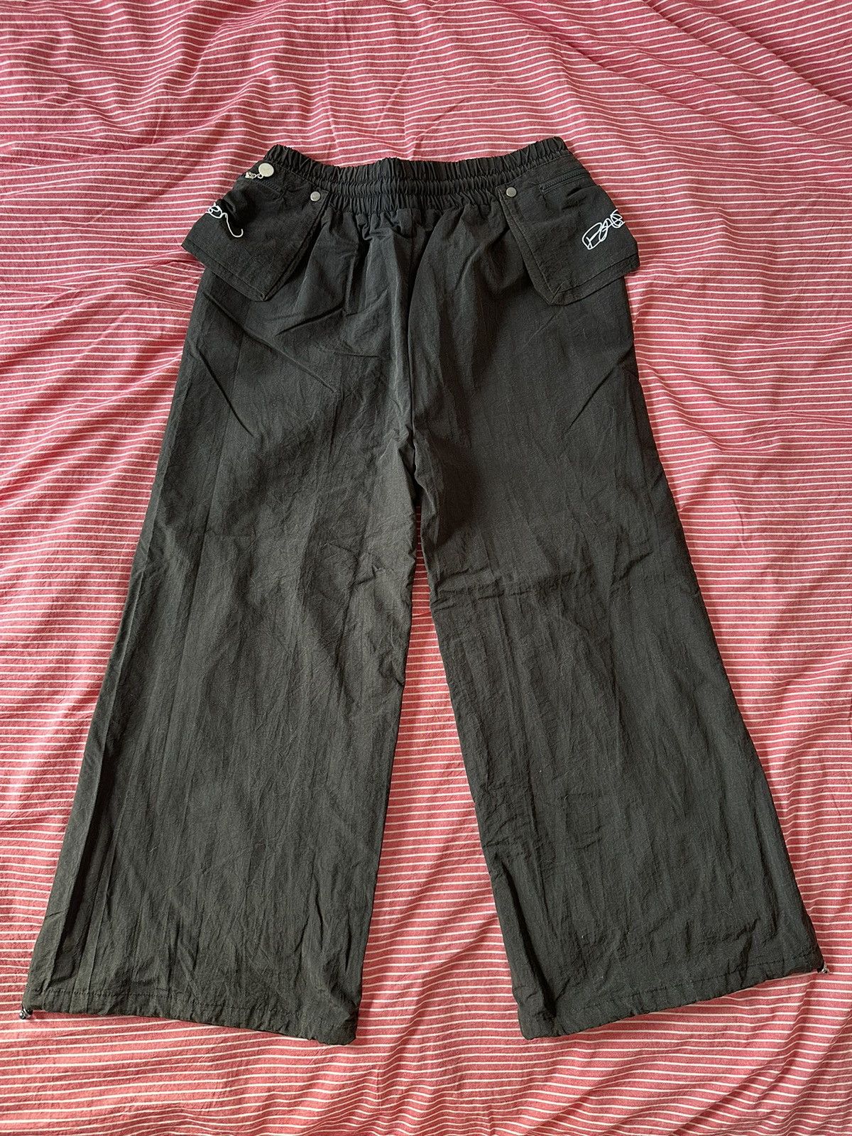 Bad Son Badson Gunmetal Nylon Pants Size US 30 / EU 46 - 7 Thumbnail