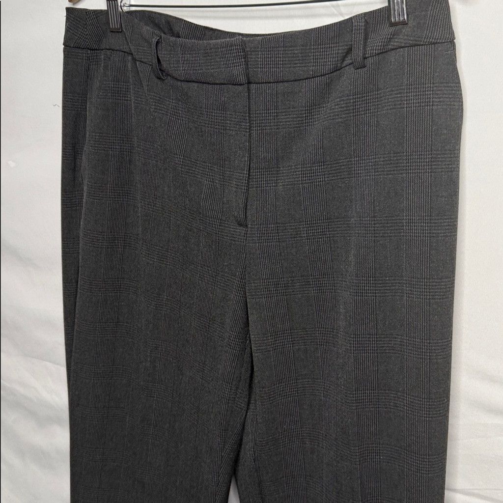 Joie NWOT Joie plaid gray wide leg high rise trousers pants sz 12 Size 34" / US 12 / IT 48 - 2 Thumbnail