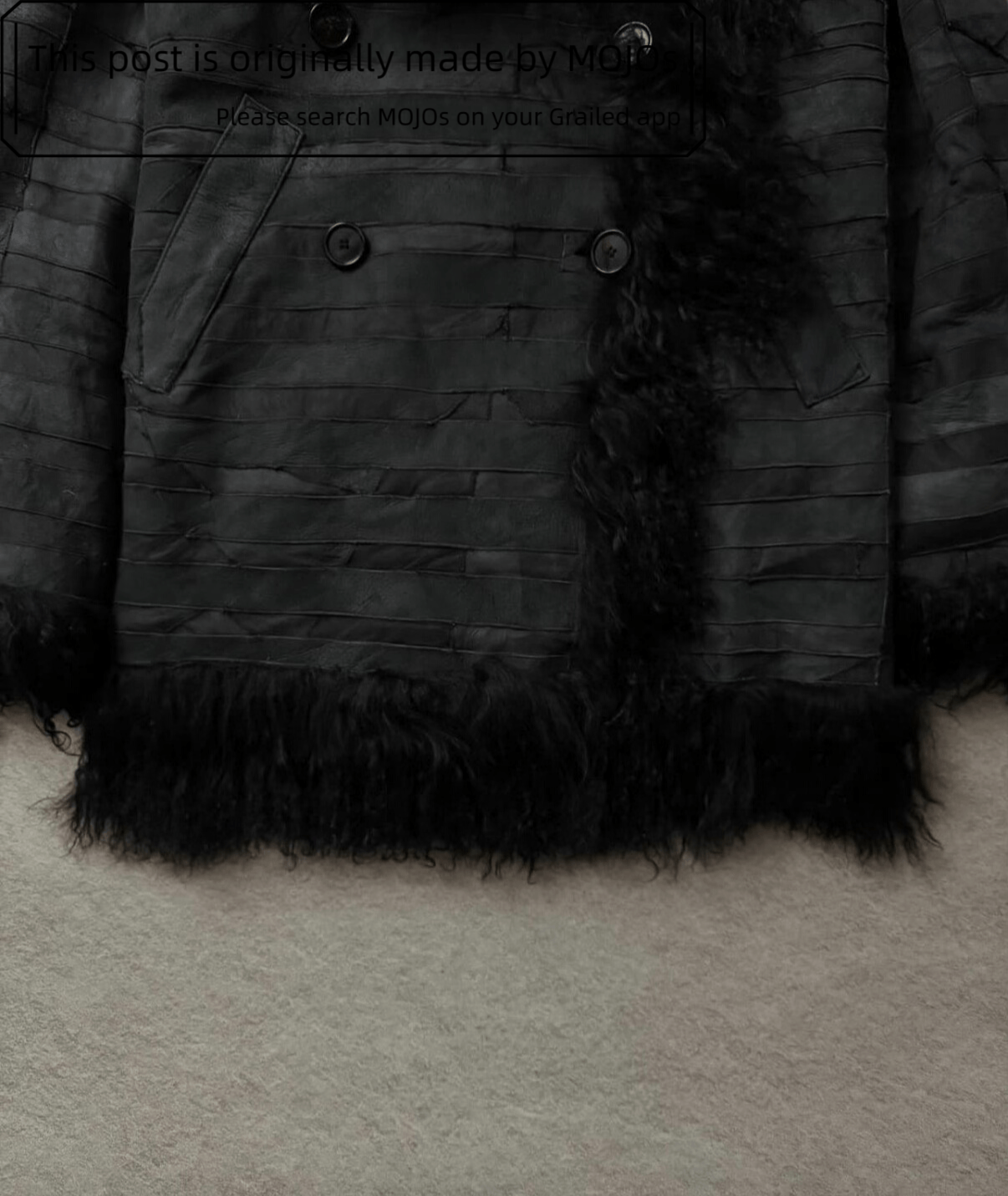 Ann Demeulemeester Sz XS Ann Demeulemeester 93AW Fur Revsible Coat mojos1234195 Size US XS / EU 42 / 0 - 8 Thumbnail