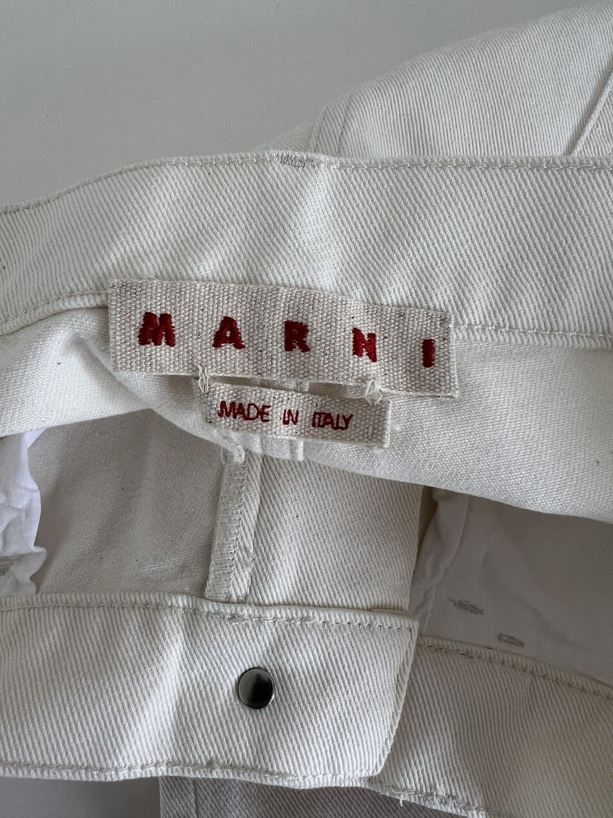 Marni Marni White Jeans Size US 32 / EU 48 - 7 Thumbnail