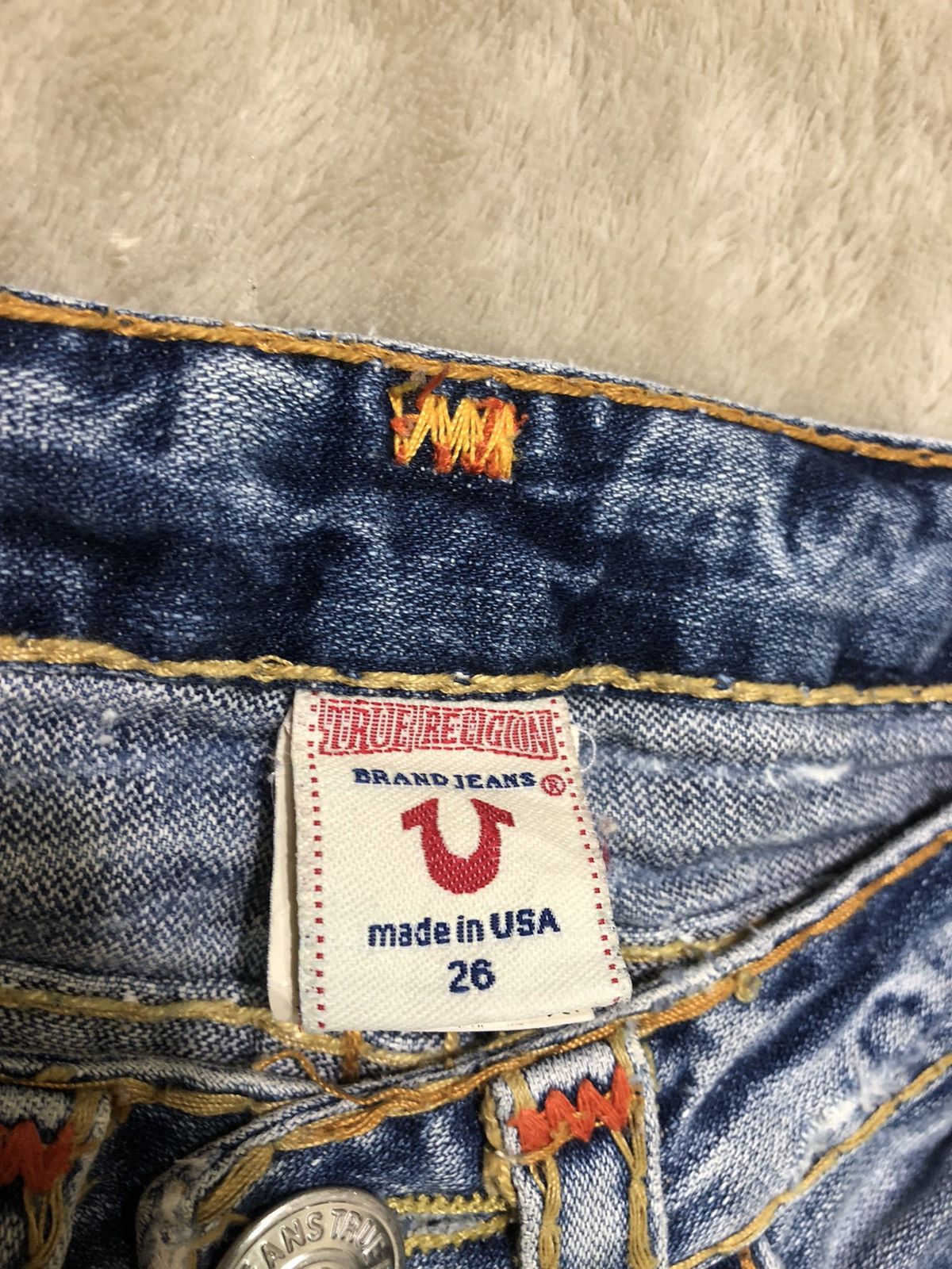 True Religion True Religion Joey Super T Denim Size US 30 / EU 46 - 10 Thumbnail