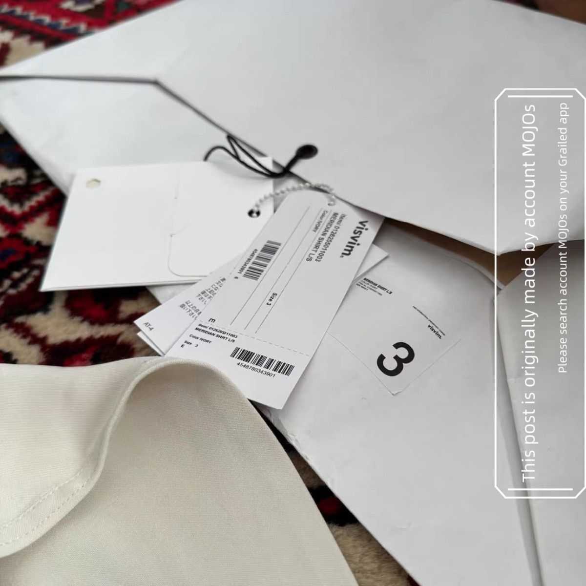 Visvim Sz 3 Visvim 26AW Meridian Shirt L/S Shirt mo.jos553 Size US L / EU 52-54 / 3 - 8 Thumbnail