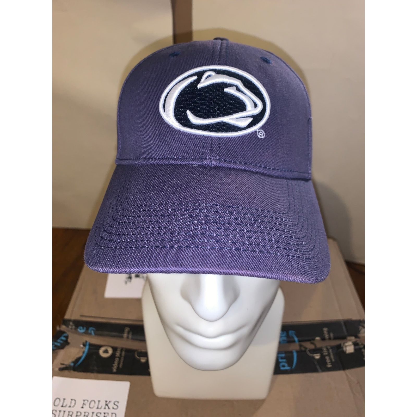 NCAA Penn State Nittany Lions Hat Navy Blue NCAA Adjustable Cap Size ONE SIZE - 1 Thumbnail