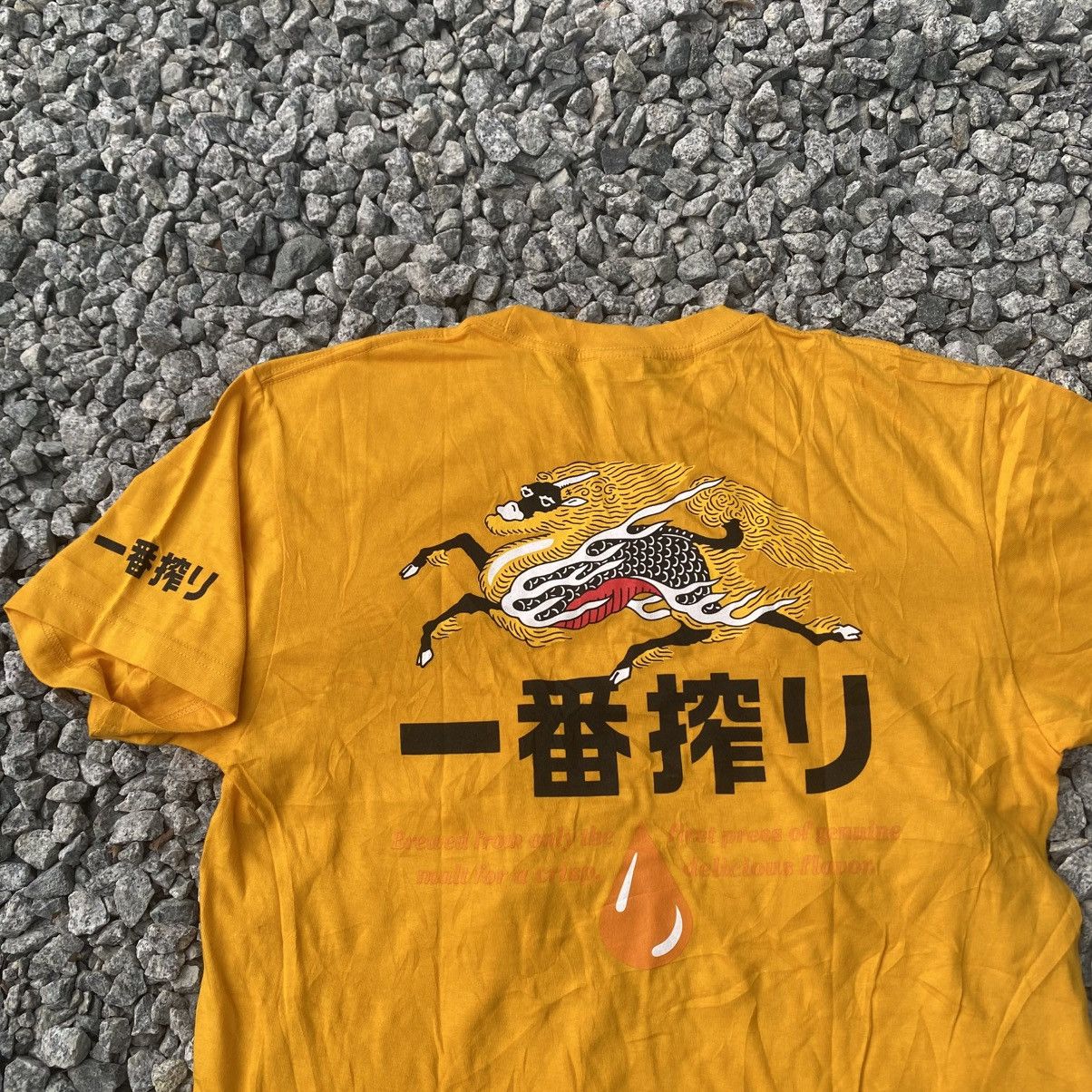 Japanese Brand Rare KIRIN ICHIBAN Iconic Japan Beer tee Size US L / EU 52-54 / 3 - 2 Thumbnail