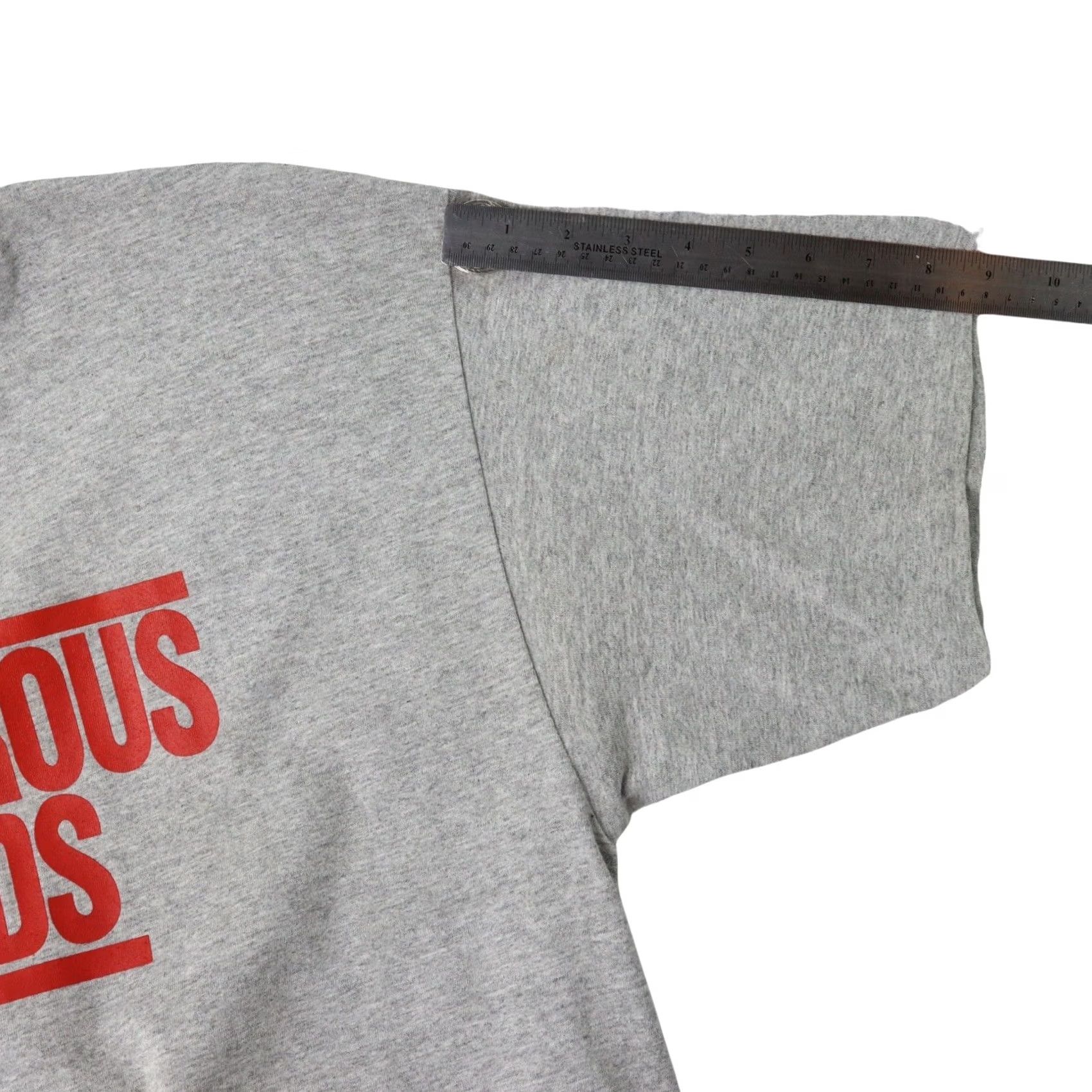 Vintage VINTAGE Dangerous Minds XL T Shirt Gray Hip Hop Graphic Murina Men XL Authentic Movie Coolio Ghetto City School T-Shirt Mens Size US XL / EU 56 / 4 - 3 Thumbnail
