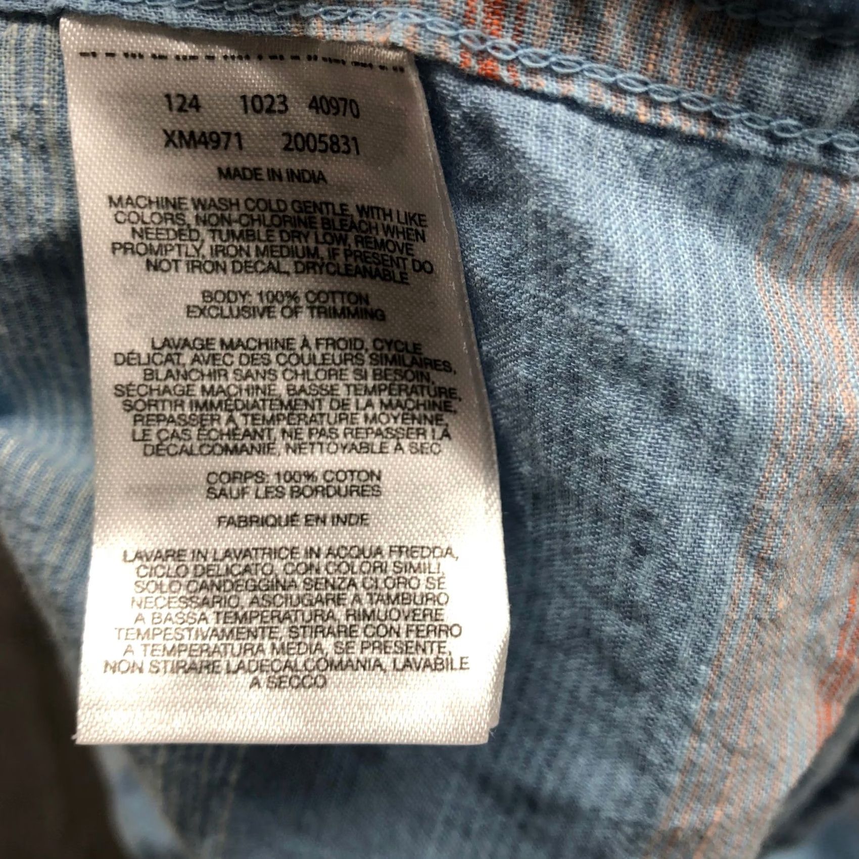Vintage Columbia Shirt Mens XL Blue Striped Short Sleeve Button-Up Collared Pocket Breathable Cotton Hiking Summer Size US XL / EU 56 / 4 - 4 Thumbnail