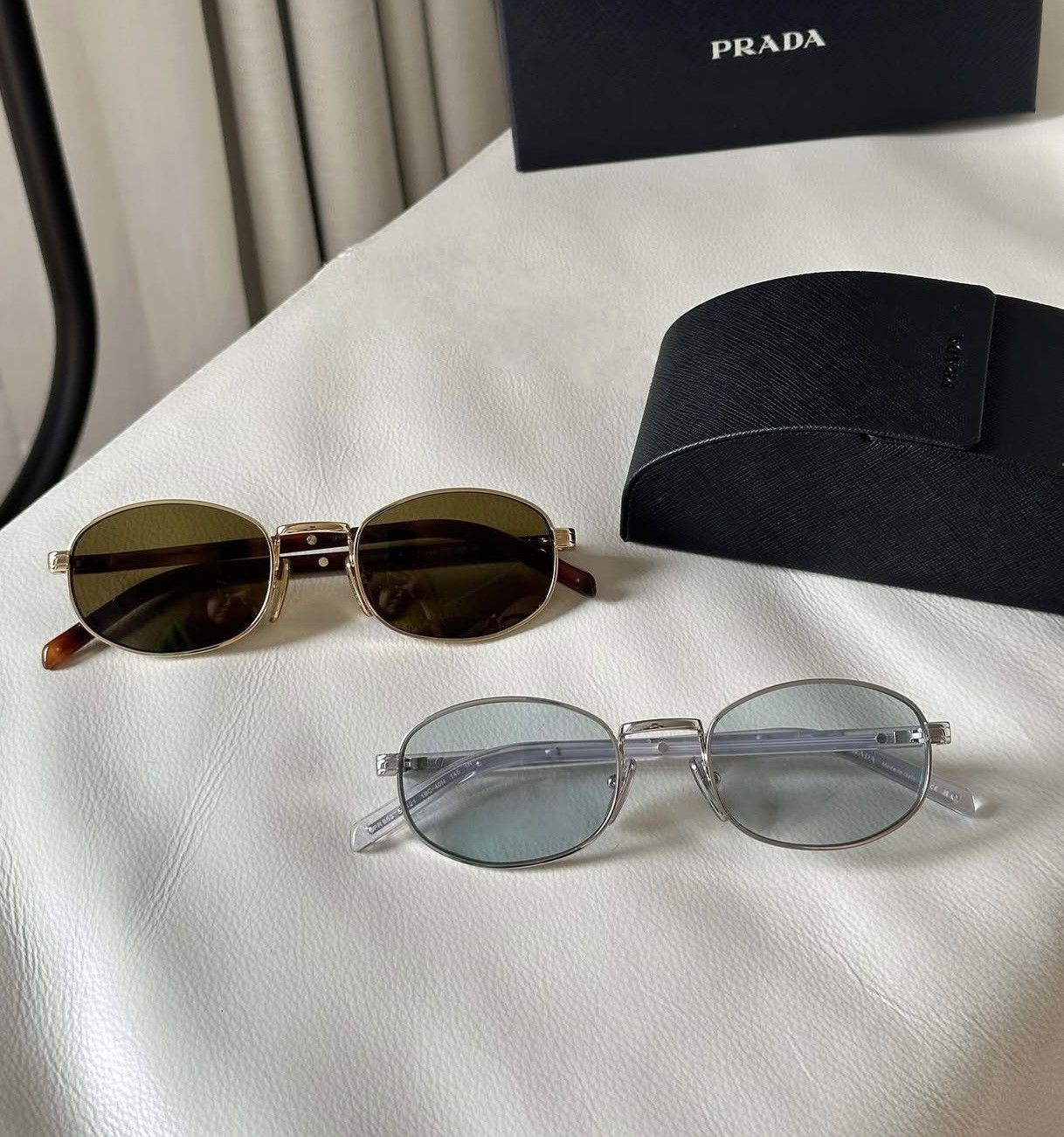 Prada × Vintage Prada sunglasses PR B53S 1BC40N. New Collection Size ONE SIZE - 4 Thumbnail