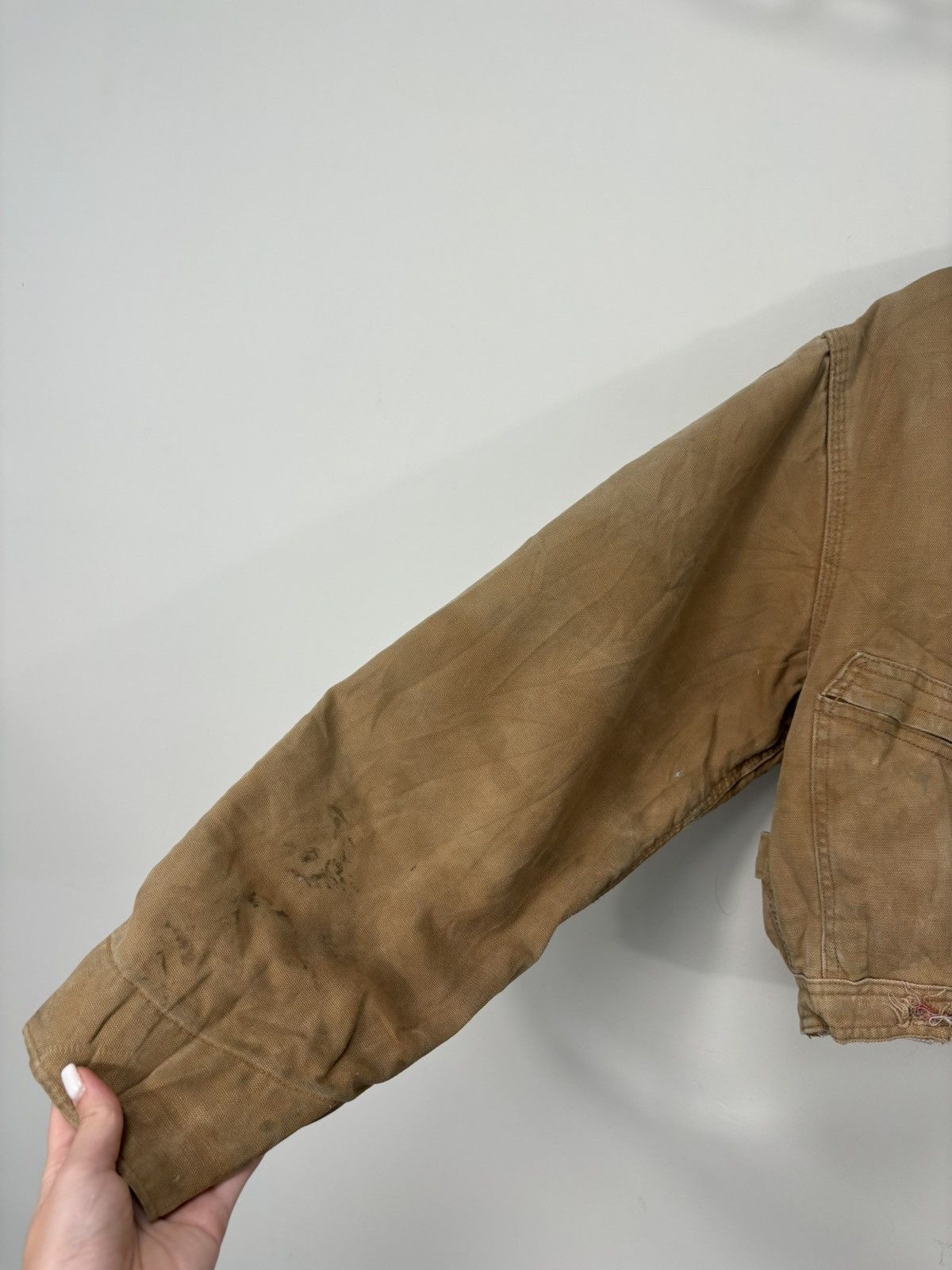 Carhartt Vintage 90s Carhartt USA Made Y2K Work Boxy Cropped Jacket Size US M / EU 48-50 / 2 - 15 Thumbnail
