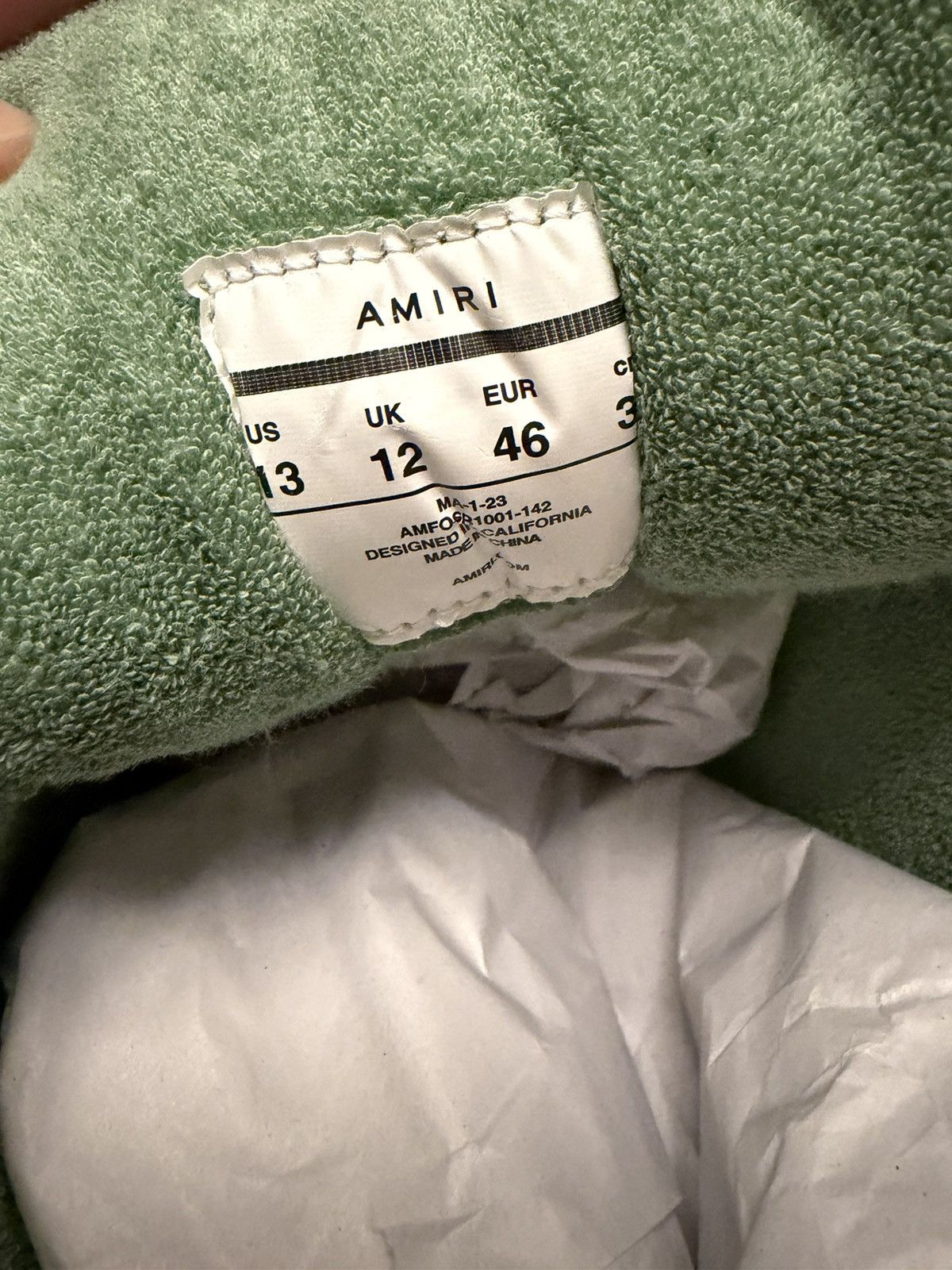 Amiri Amiri AM-1 white mint Size US 13 / EU 46 - 5 Thumbnail