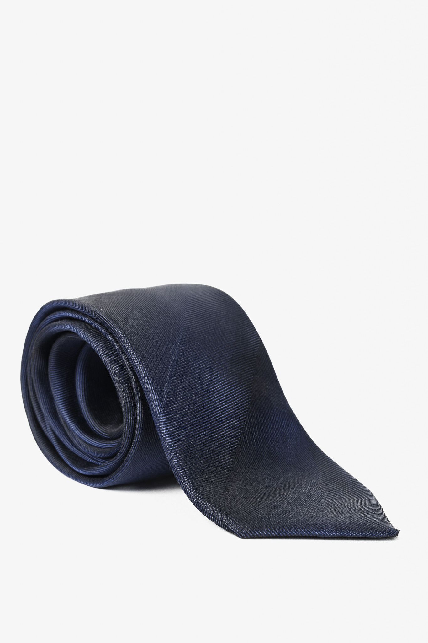 Lanvin Lanvin Navy Blue Micro Stripes Silk Necktie Size ONE SIZE - 1 Thumbnail