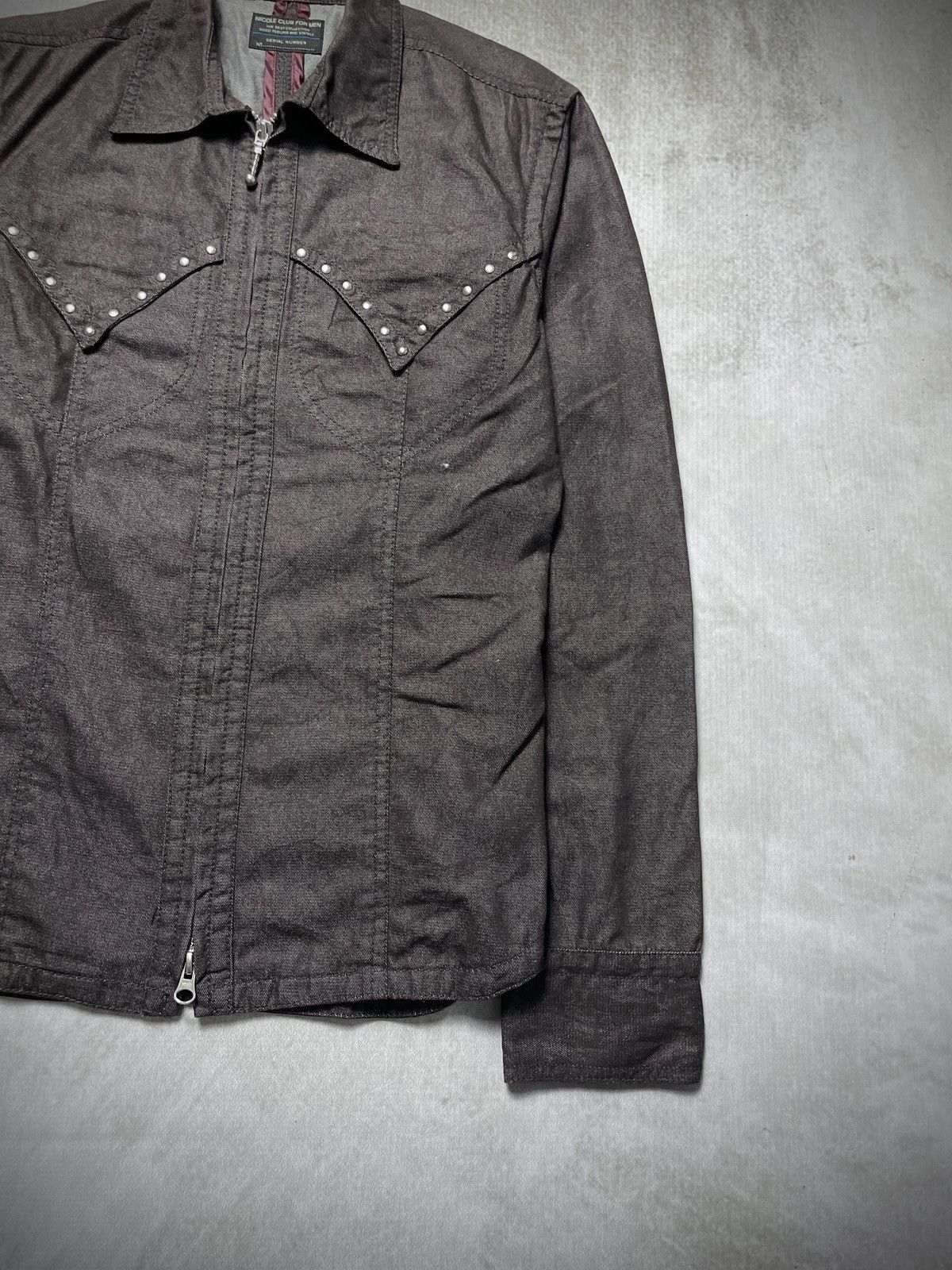 14th Addiction 2000’s NCFM - Vkei Style Studded Western Zip Jacket Size US M / EU 48-50 / 2 - 6 Thumbnail