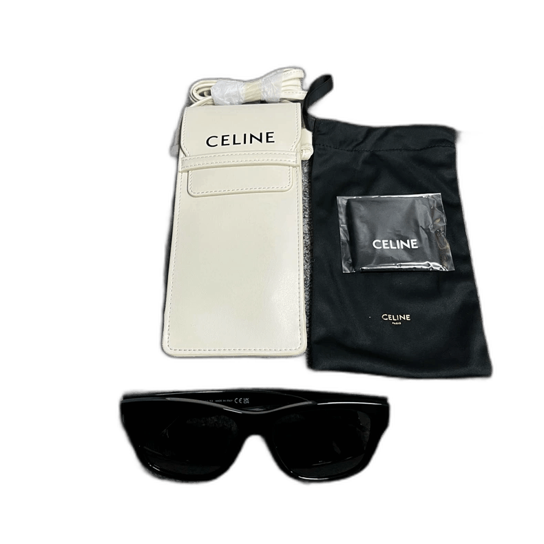 Celine Celine Black Fashion Sunglasses with Case Size ONE SIZE - 1 Thumbnail