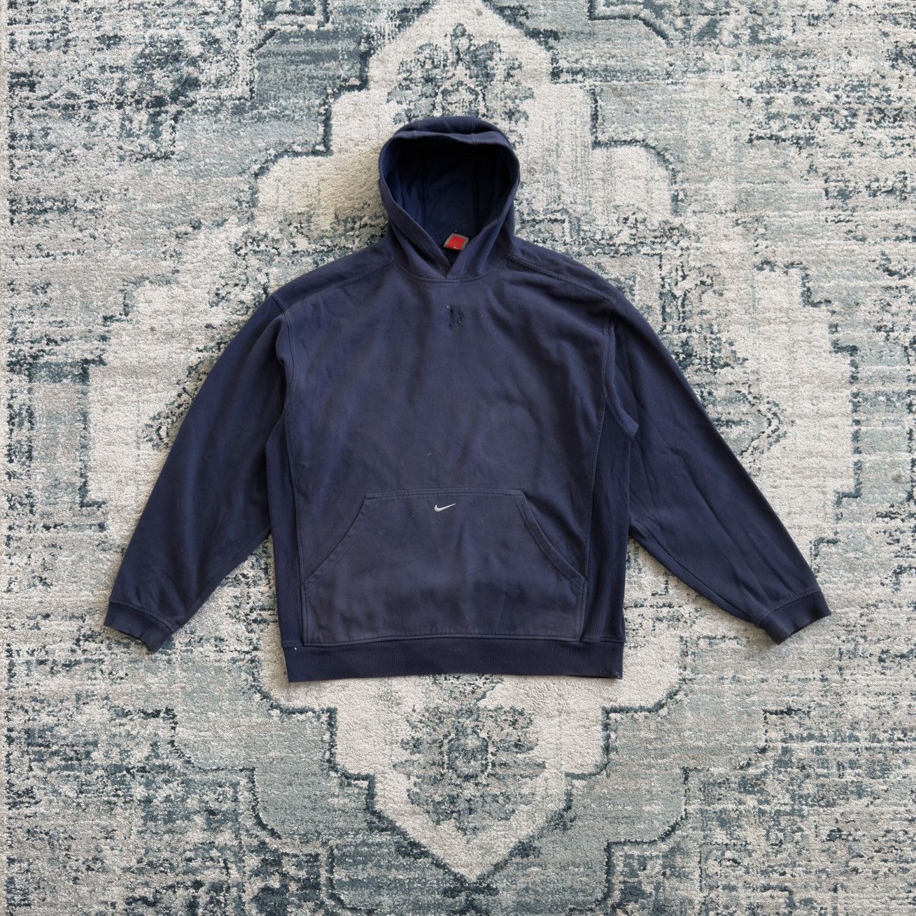 Nike × Vintage Vintage Nike Oversized Hoodie Size US XL / EU 56 / 4 - 1 Thumbnail