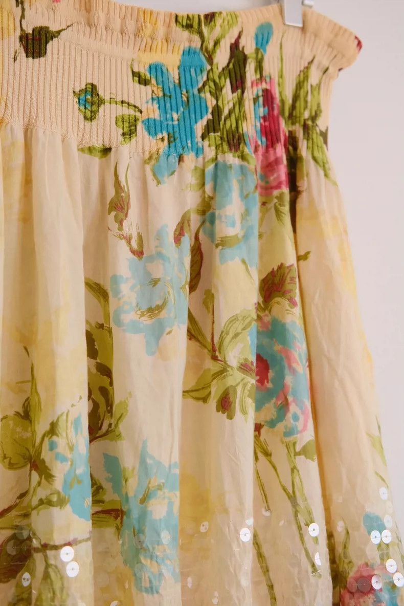 Kenzo KENZO sizeM Romantic half skirt with exotic materials Size 25" / US 0 / IT 36 - 6 Thumbnail