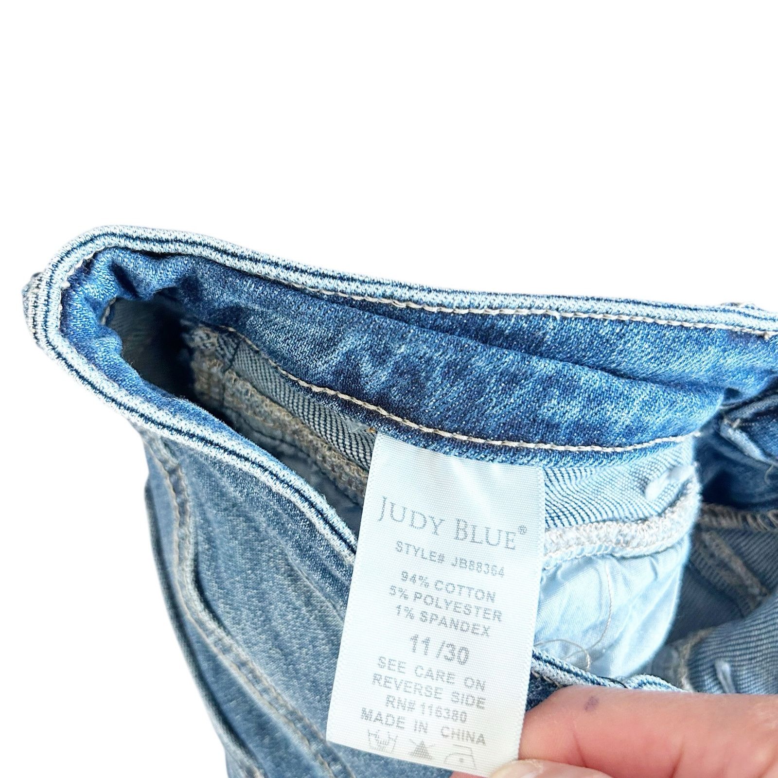 Judy Blue Judy Blue Skinny Fit High Waisted Jeans Sz 30 Size 30" / US 8 / IT 44 - 3 Thumbnail