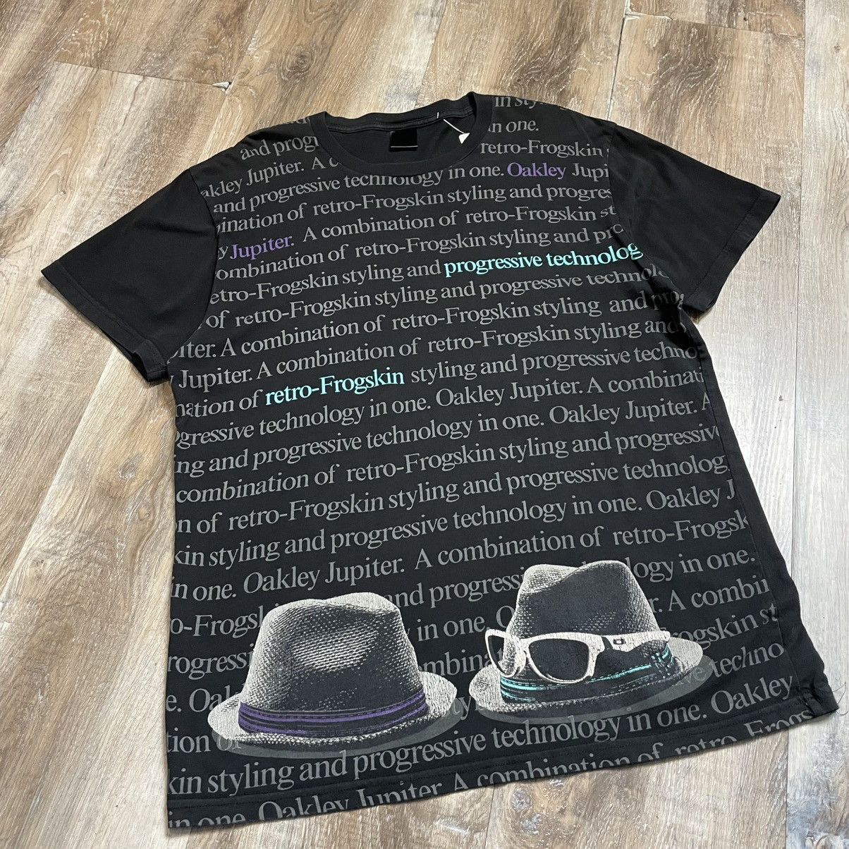 Oakley Oakley Vintage Frogskin All Over Print Tee Shirt Mens Large Size US L / EU 52-54 / 3 - 2 Thumbnail