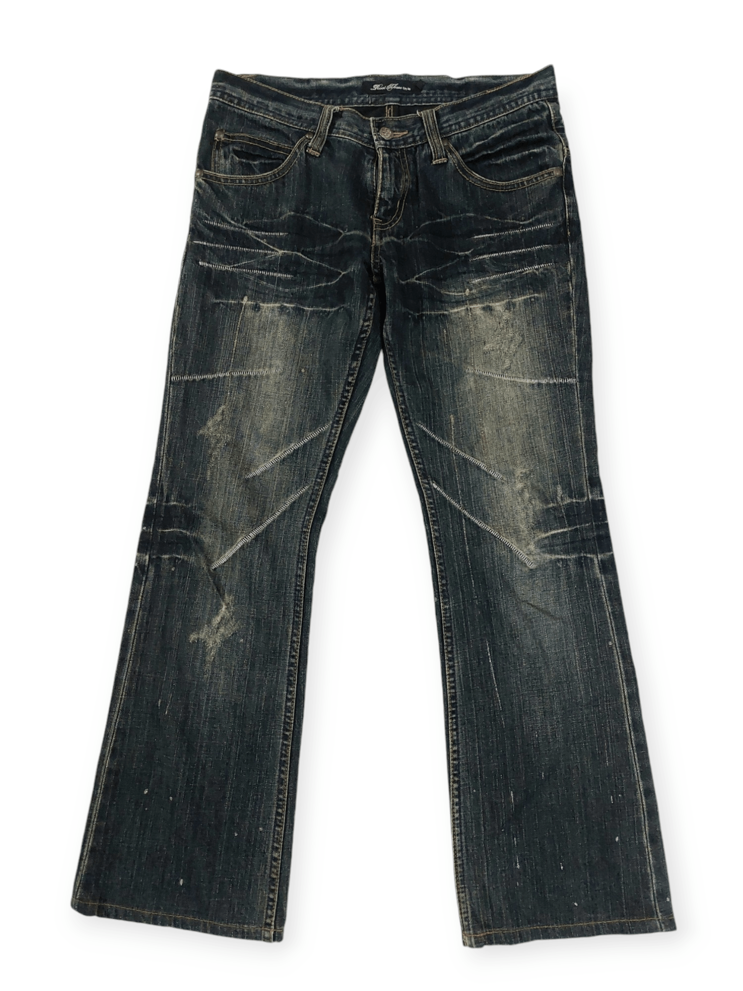 Other 🔥 Flare Punk Root Three Style Denim Size US 30 / EU 46 - 2 Thumbnail