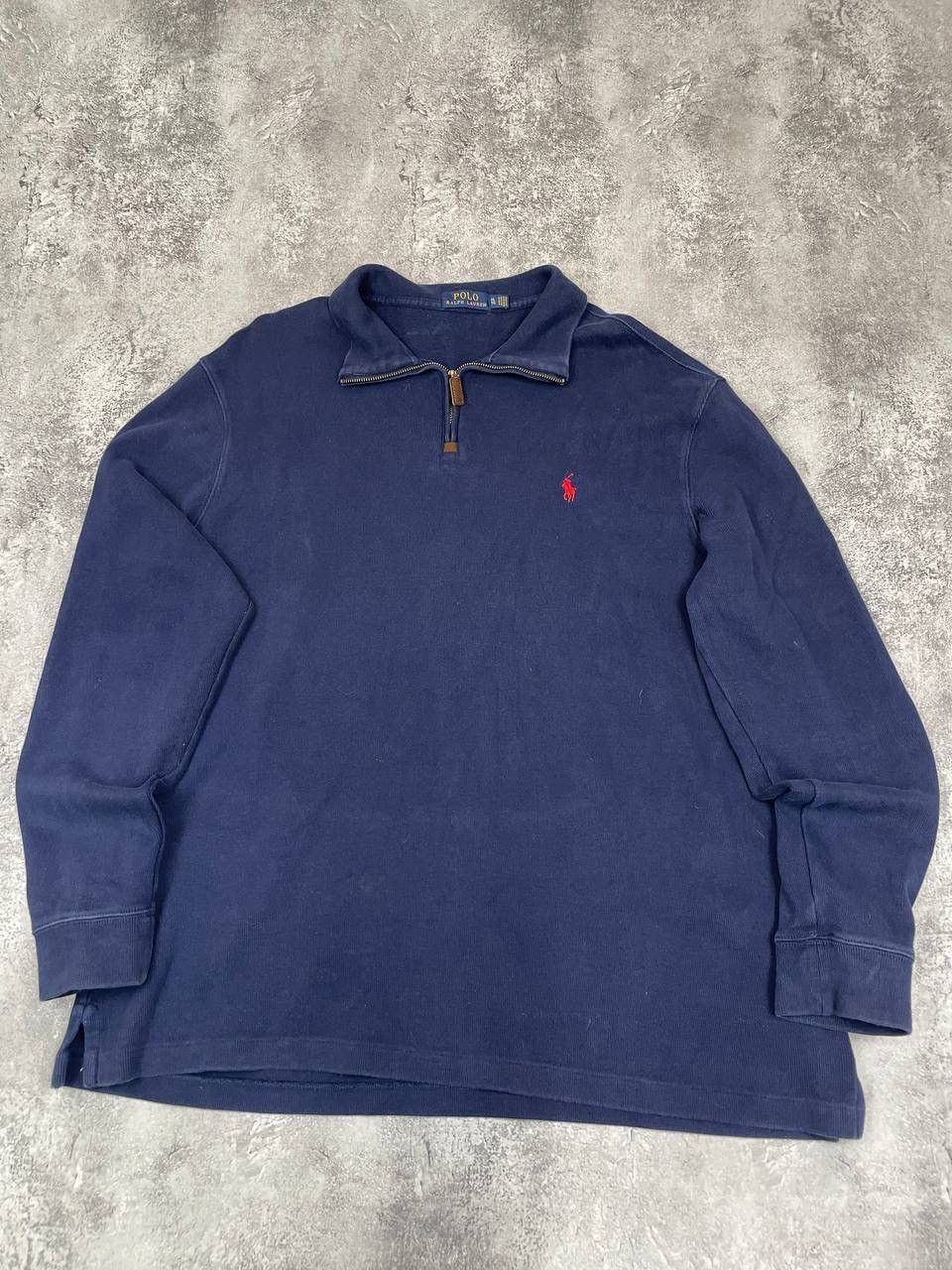 Polo Ralph Lauren Polo Ralph Lauren Men Vintage Sweatshirt Navy Size US XL / EU 56 / 4 - 1 Thumbnail