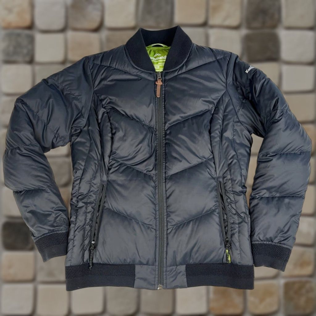Kathmandu VINTAGE Kathmandu Women's Down Bomber Jacket Sz 8 Black Quilted Fall Winter Casual Mens Womens Girls Size M / US 6-8 / IT 42-44 - 1 Thumbnail