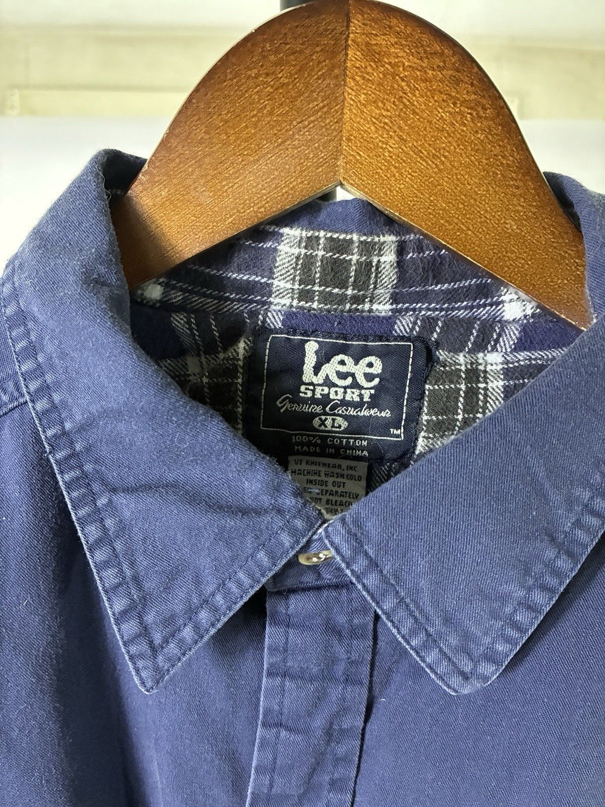 Lee Vintage Lee Sport Dallas Cowboys Navy Button Up Shirt Jacke Size US XL / EU 56 / 4 - 3 Thumbnail
