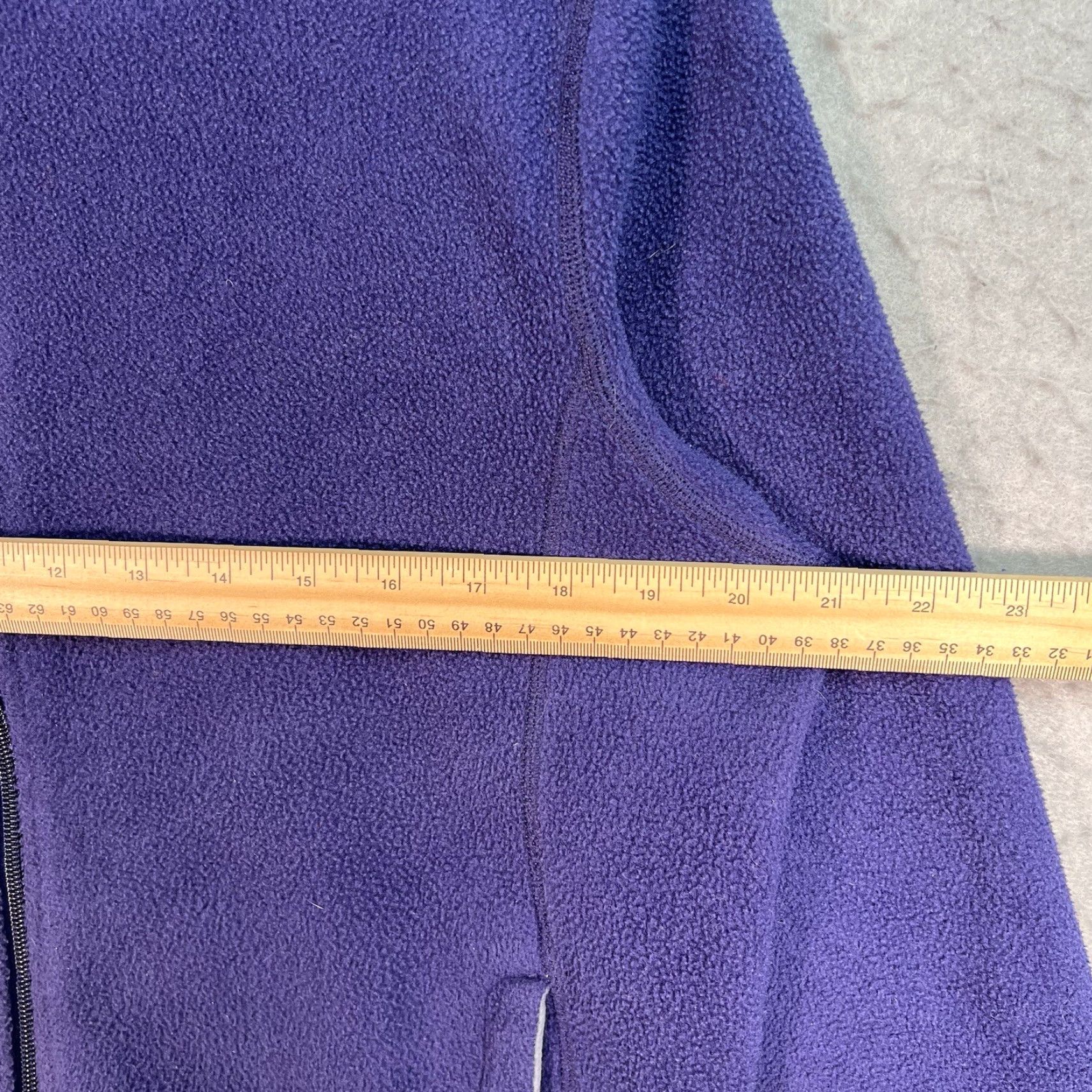 Eastern Mountain Sports VINTAGE EASTERN MOUNTAIN SPORTS Sweater Large Purple 90s Full Zip Solid Womens Size L / US 10 / IT 46 - 2 Thumbnail