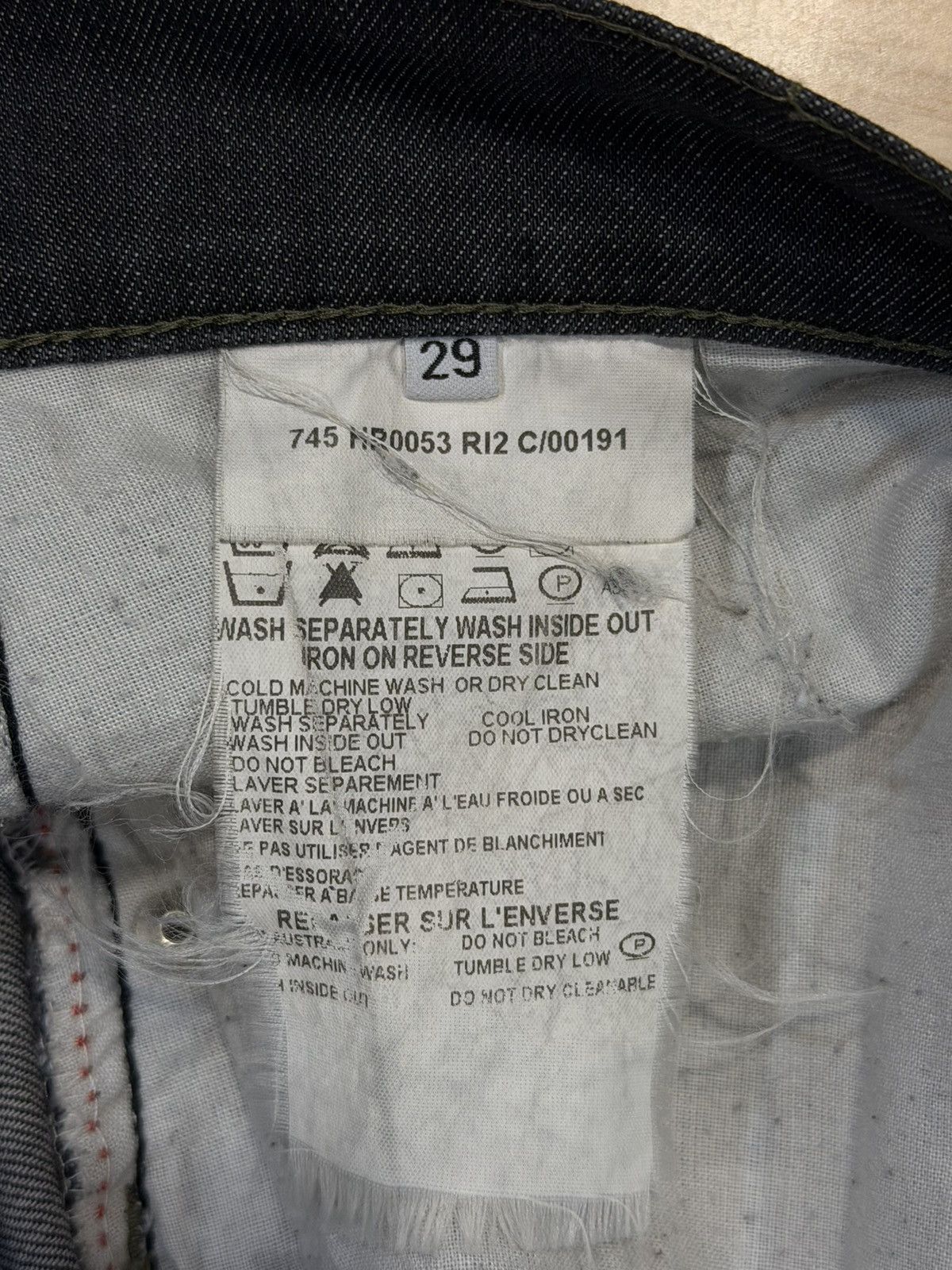 Helmut Lang AW04 Bondage Cargo Denim Jeans 29 Size US 32 / EU 48 - 8 Thumbnail