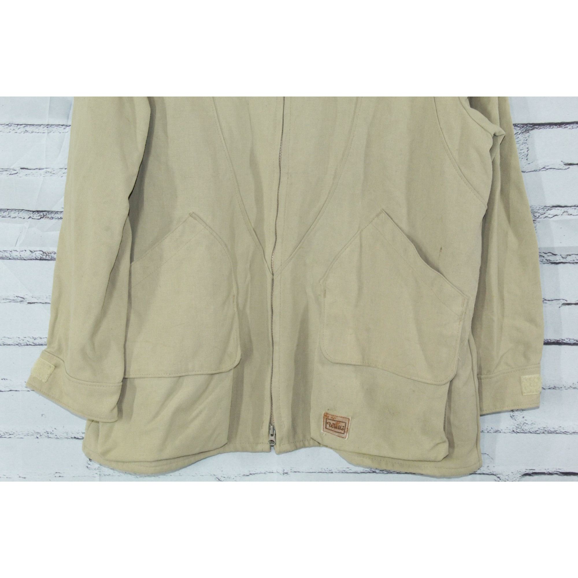 Walls Vintage Walls Men's Brown Detachable Rear Workwear Jacket Size US L / EU 52-54 / 3 - 4 Thumbnail