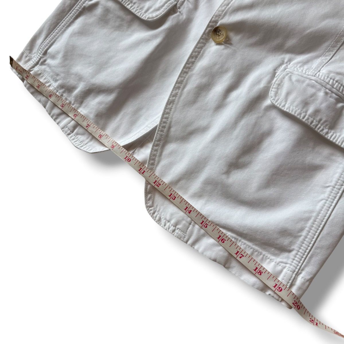 Dolce & Gabbana Dolce & Gabbana White Cotton Single Breast Coat Size 46S - 19 Thumbnail