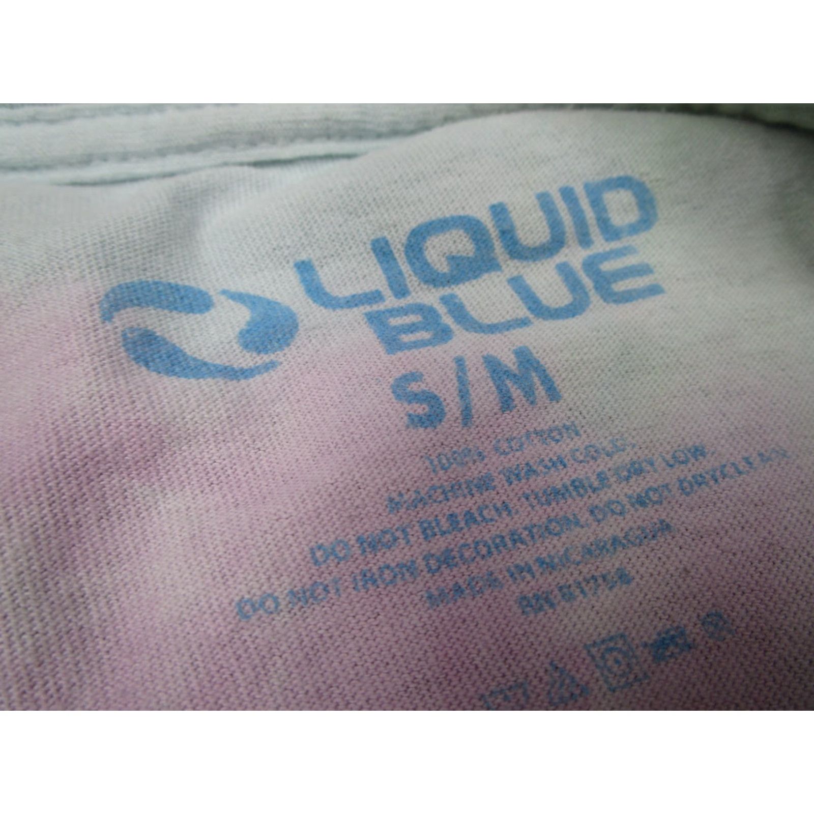 Liquid Blue Liquid Blue Men's Small Tie Dye Shirt Crew Neck Grateful Dead Bears Multicolor Graphic Retro Rock Size US S / EU 44-46 / 1 - 3 Thumbnail