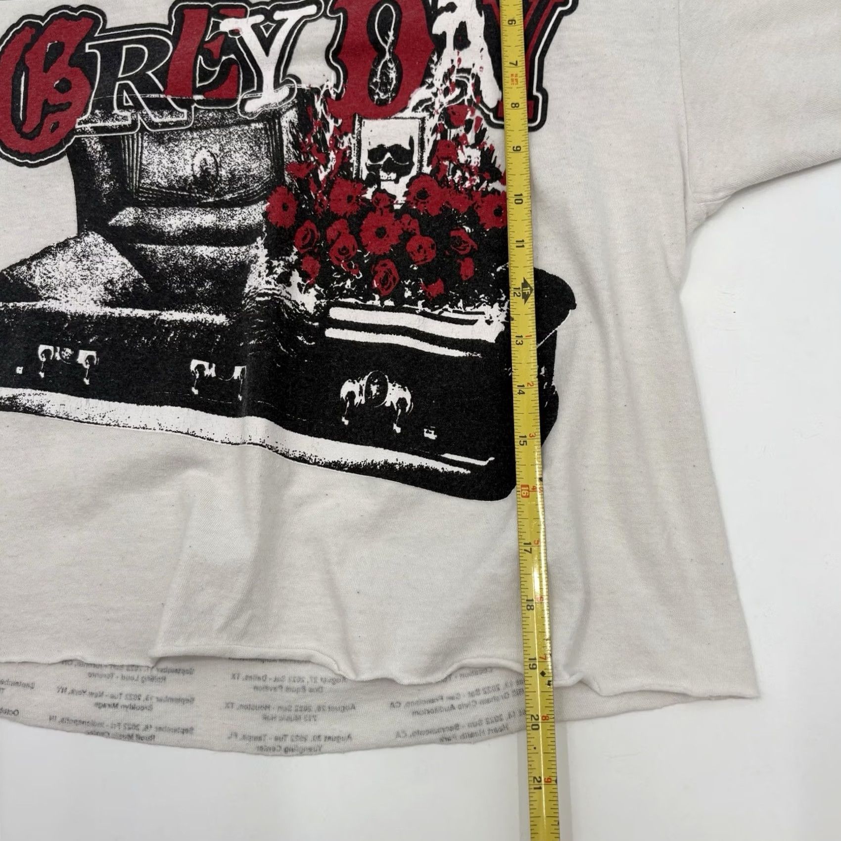 Vintage Suicide Boys Shirt Adult Medium White Band Music Grey Day Casket Third Tour To Hell Mens, Men's — image 5 of 6