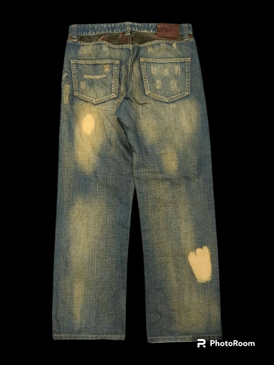 Japanese Brand SICK RUSTY RIPED UNITED SUPERIOR DENIM PANTS Size US 33 - 2 Thumbnail