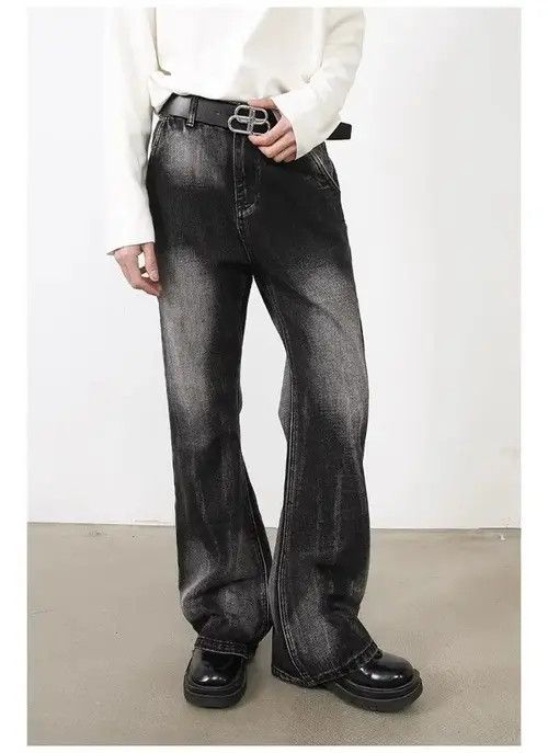 Japanese Brand Opium Cargo Stack Denim Jeans, Utility Washed Jeans Size US 32 / EU 48 - 5 Thumbnail