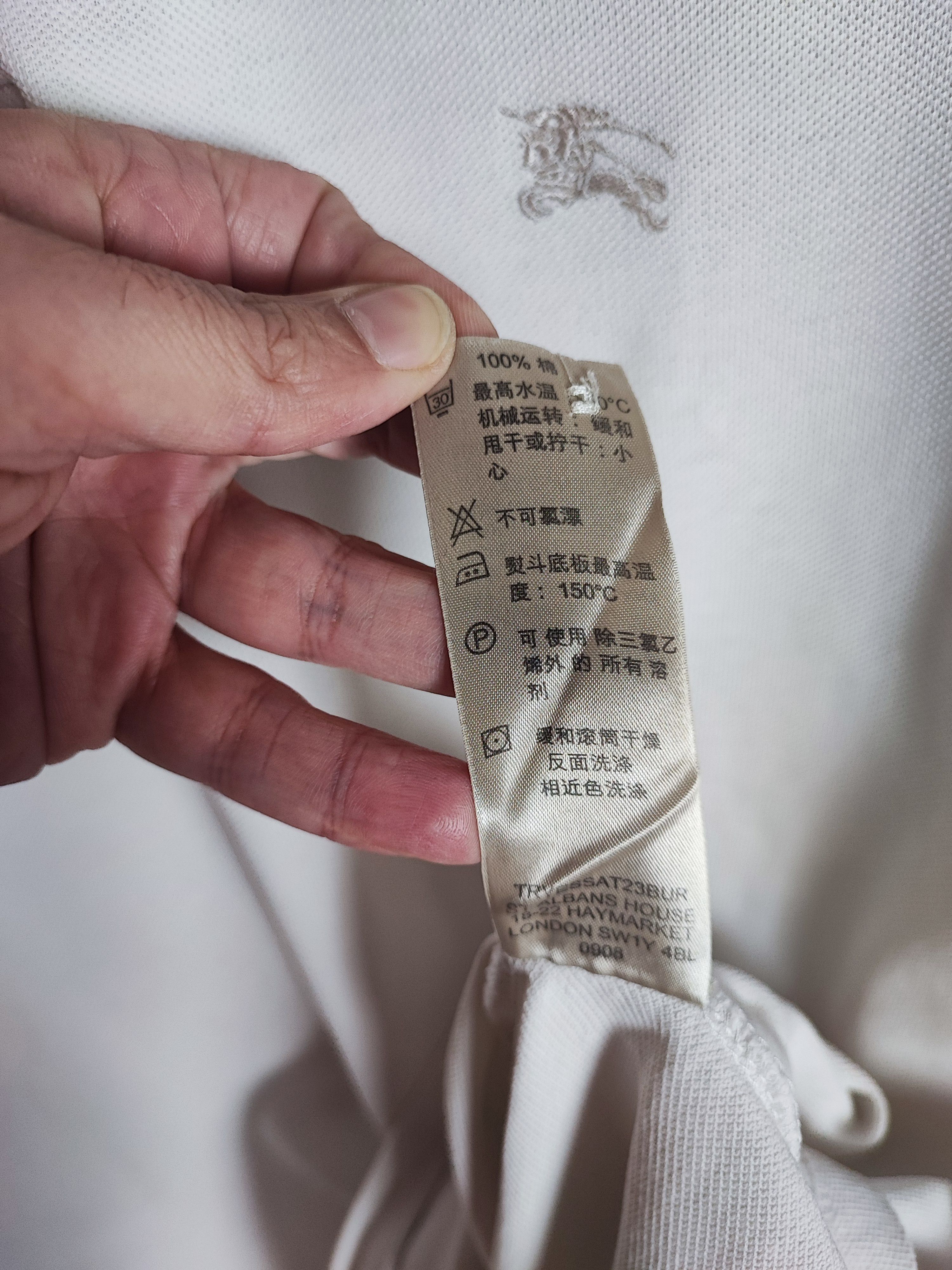 Burberry 🔥Rare Burberry Polo🔥 Size US XL / EU 56 / 4 - 7 Thumbnail