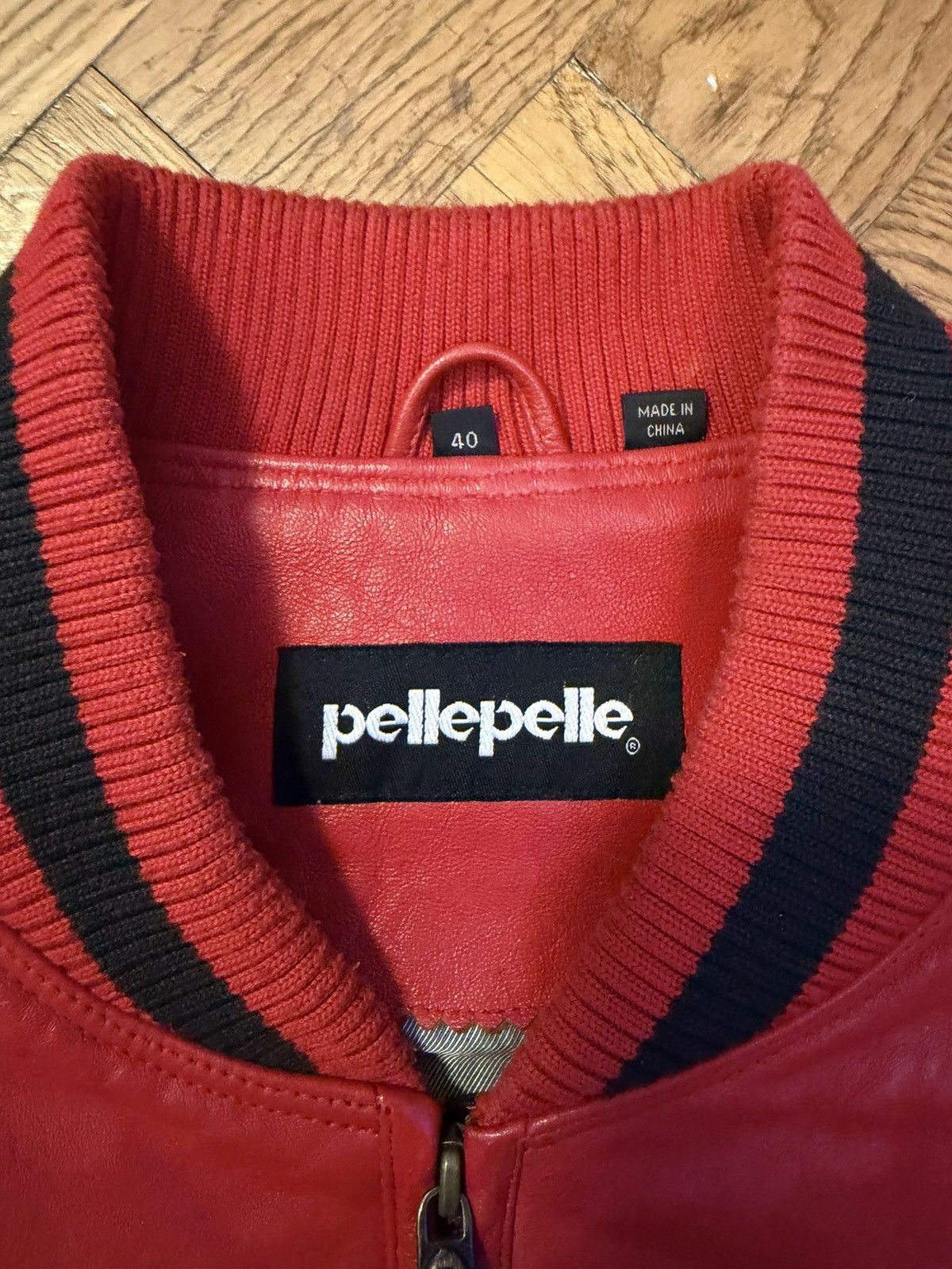 Pelle Pelle Vintage Pelle Pelle 1978 Bulldog leather varsity jacket Size US XL / EU 56 / 4 - 9 Thumbnail