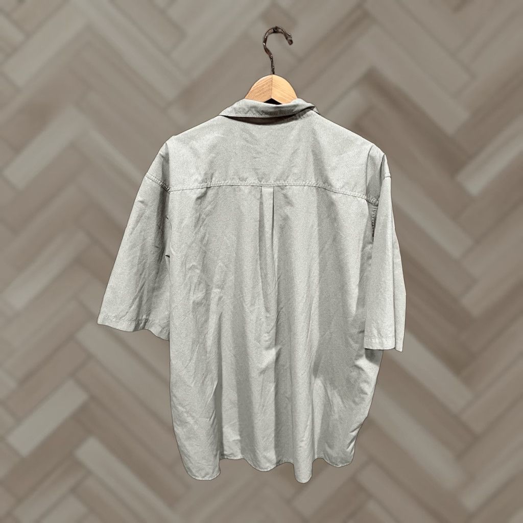 Wrangler Wrangler Mens Gray Short Sleeve Button Up Outdoor Shirt Size 3XL Tall Size US XXL / EU 58 / 5 - 1 Thumbnail