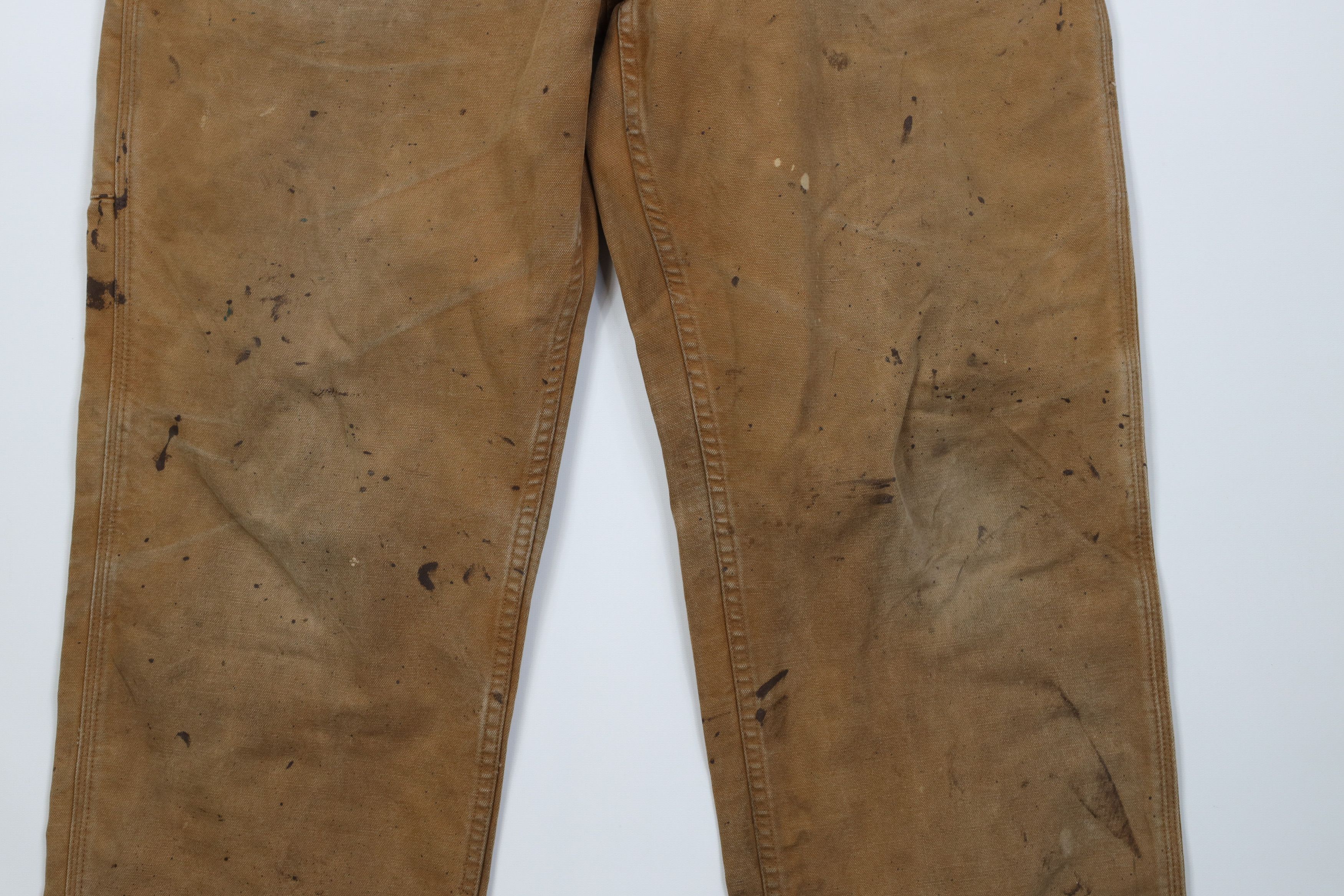 Carhartt Vintage Y2K Carhartt Wide Leg Canvas Dungaree Pants Duck Size US 36 / EU 52 - 4 Thumbnail