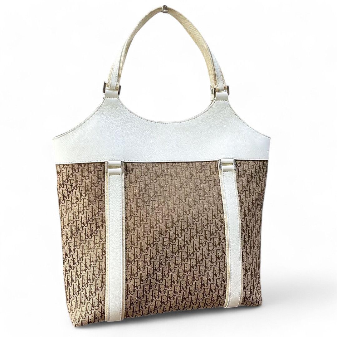 Dior Dior - Street Chic Trotter Handbag Monogram Beige Size ONE SIZE - 2 Thumbnail