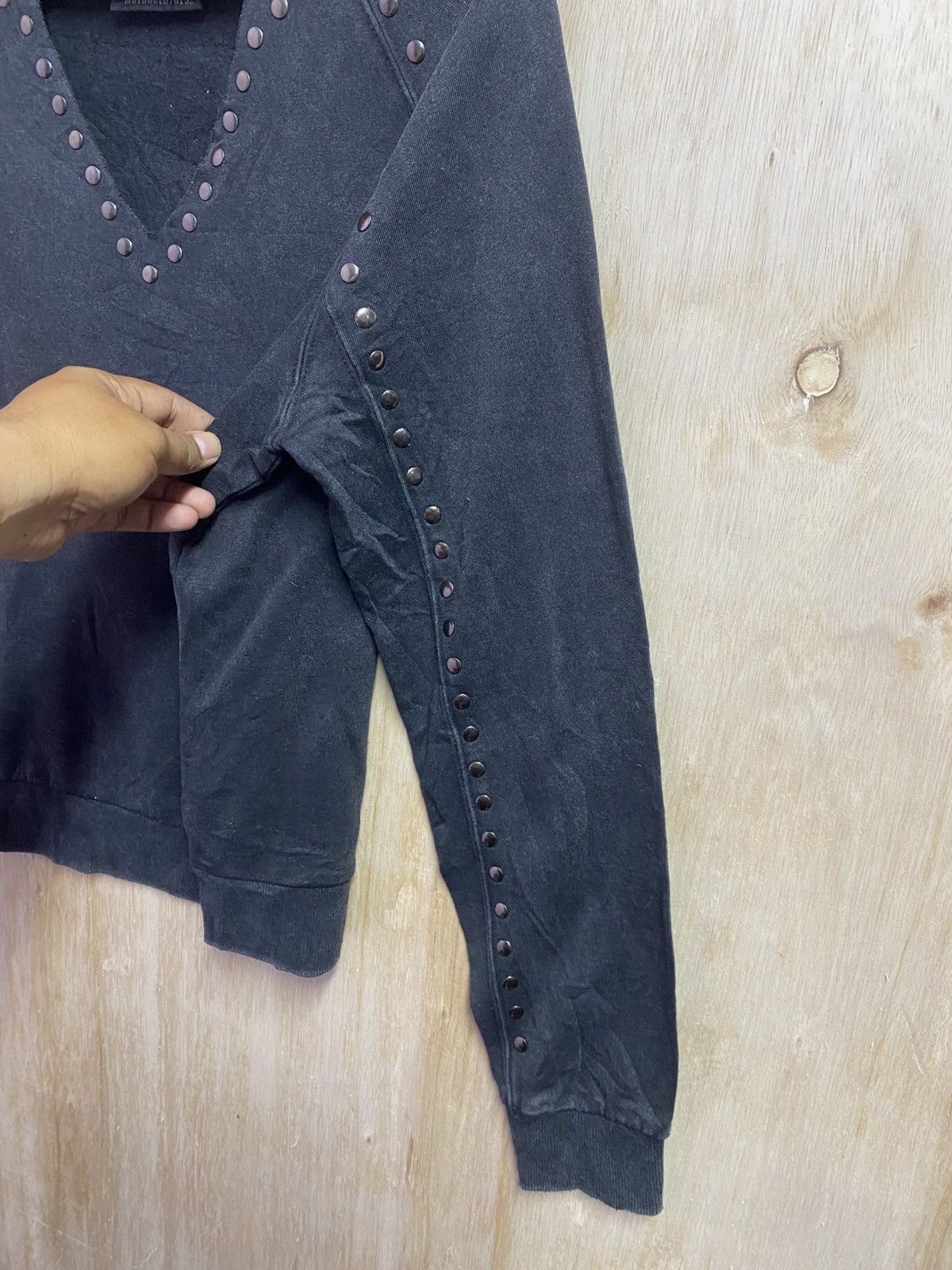 Harley Davidson vintage Harley Davidson black studded crewneck sweatshirt Size L / US 10 / IT 46 - 3 Thumbnail