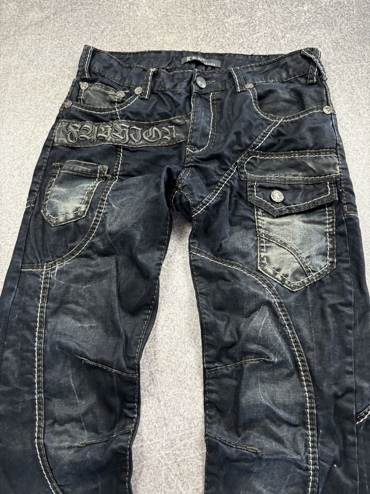 Hysteric Glamour 💥 HYSTERIC GLAMOUR BALENCIAGA STYLE JAPANESE JEANS Size US 32 / EU 48 - 3 Thumbnail