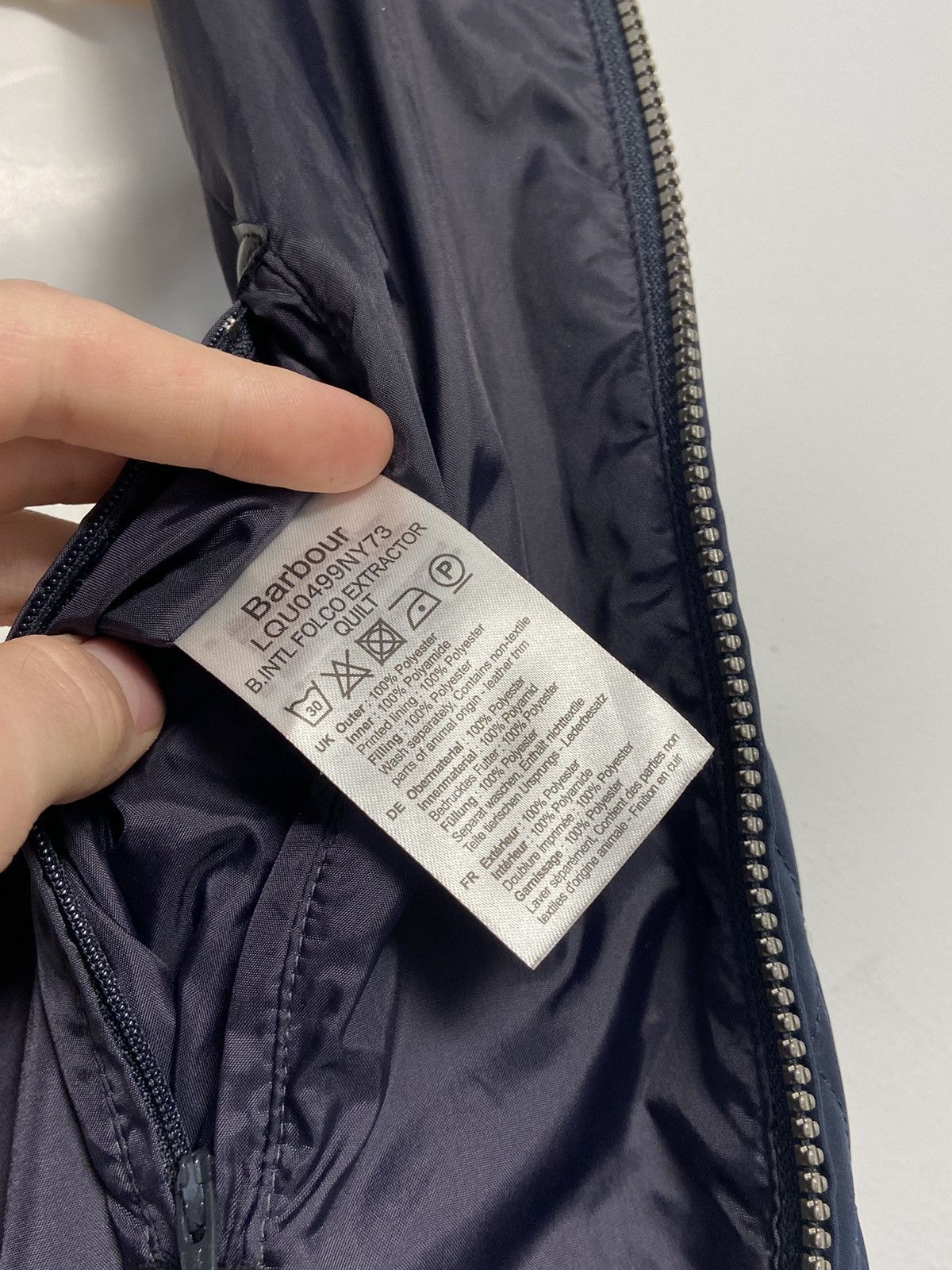 Barbour Barbour Black Streak International Extractor Quilt Jacket Size L / US 10 / IT 46 - 15 Thumbnail