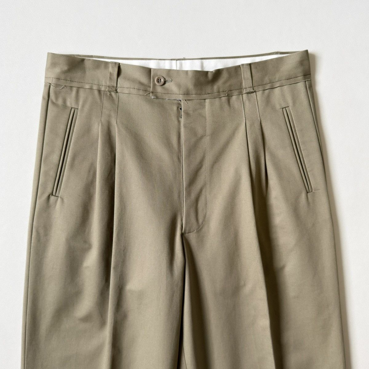 Maison Margiela S/S 22 ‘Reworked Waist Band’ Wide Leg Pants Size US 32 / EU 48 - 4 Thumbnail