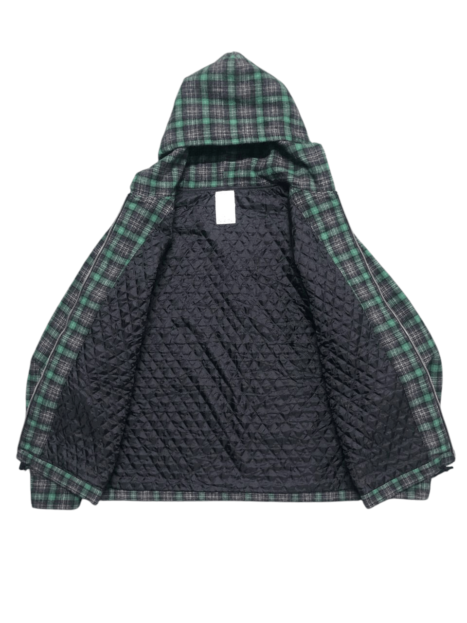 Japanese Brand Vintage Cootie Production Plaid Hooded Zipper Jacket Wool Size US M / EU 48-50 / 2 - 3 Thumbnail