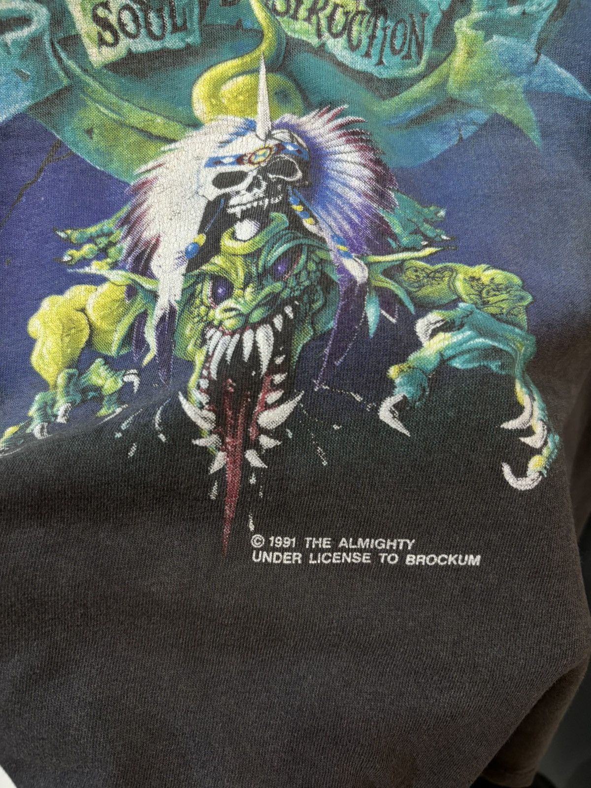 Band Tees The Almighty vintage t shirt 1991’s Size US XL / EU 56 / 4 - 3 Thumbnail