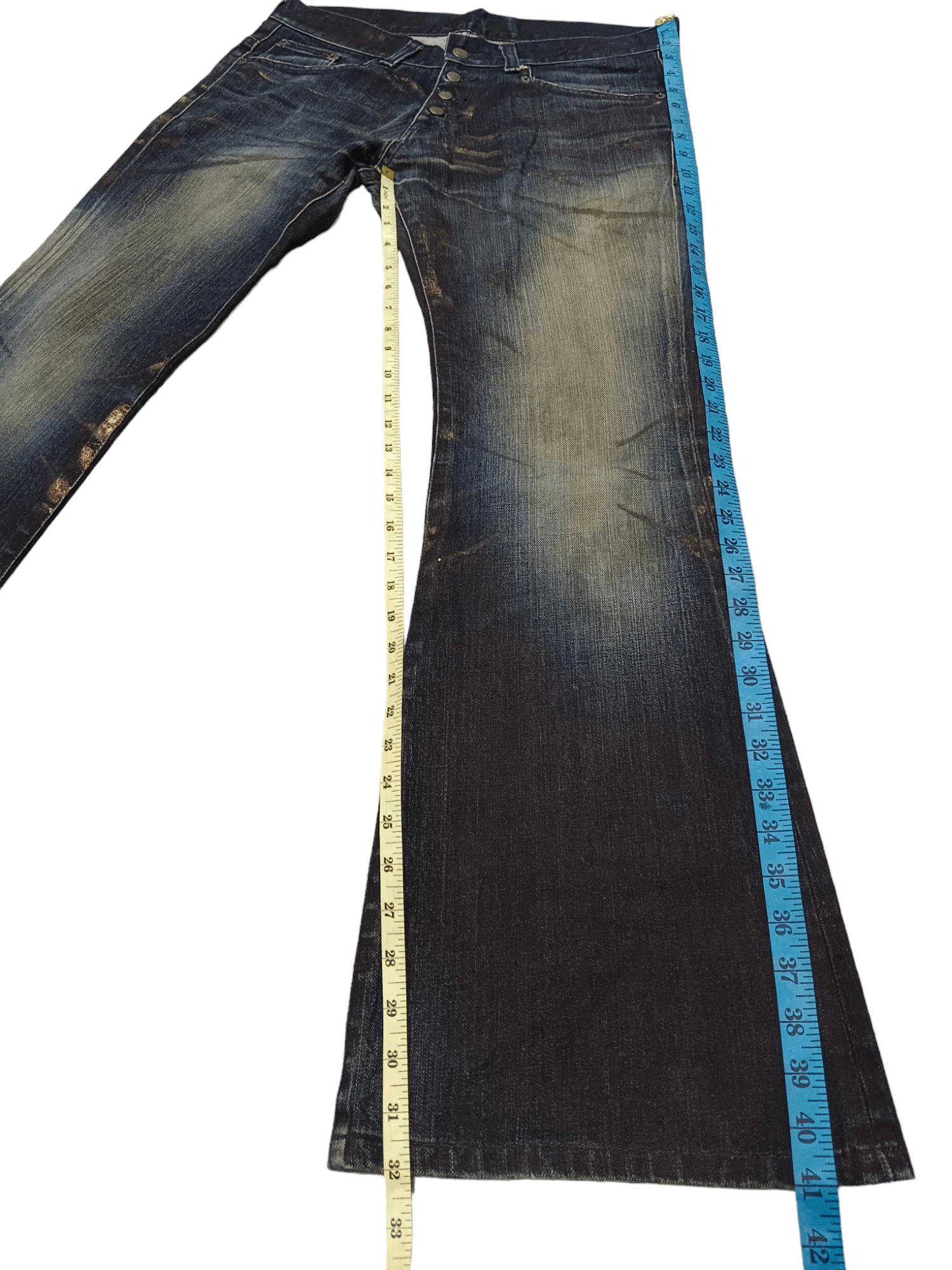 Tornado Mart Rare!!! Tornado Mart Seditionaries Super Flare Jeans Size US 33 - 10 Thumbnail