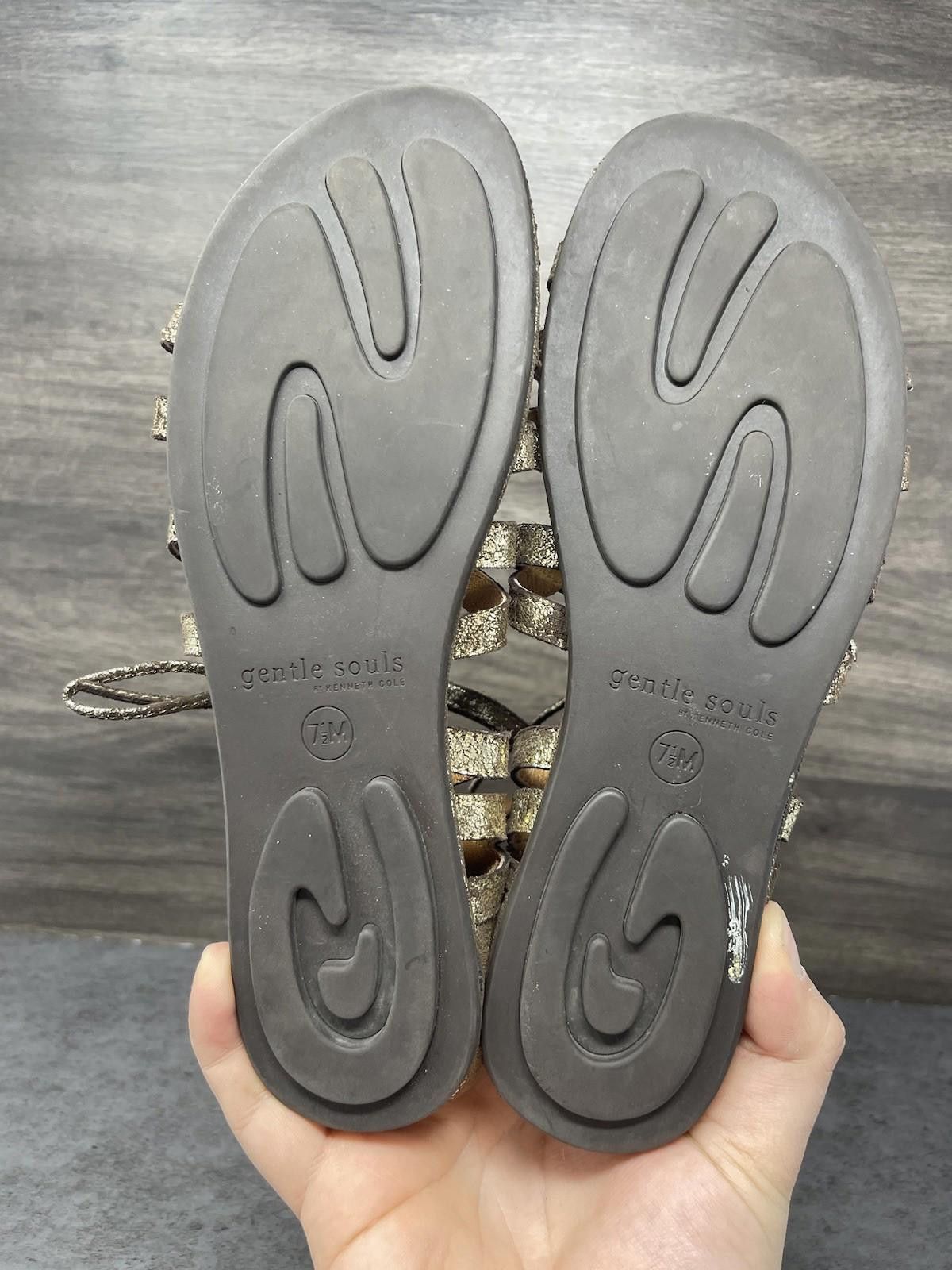 Kenneth Cole Gentle Souls Gladiator Sandals Womens Size 7.5 Kenneth Cole Size US 7.5 / IT 37.5 - 7 Thumbnail
